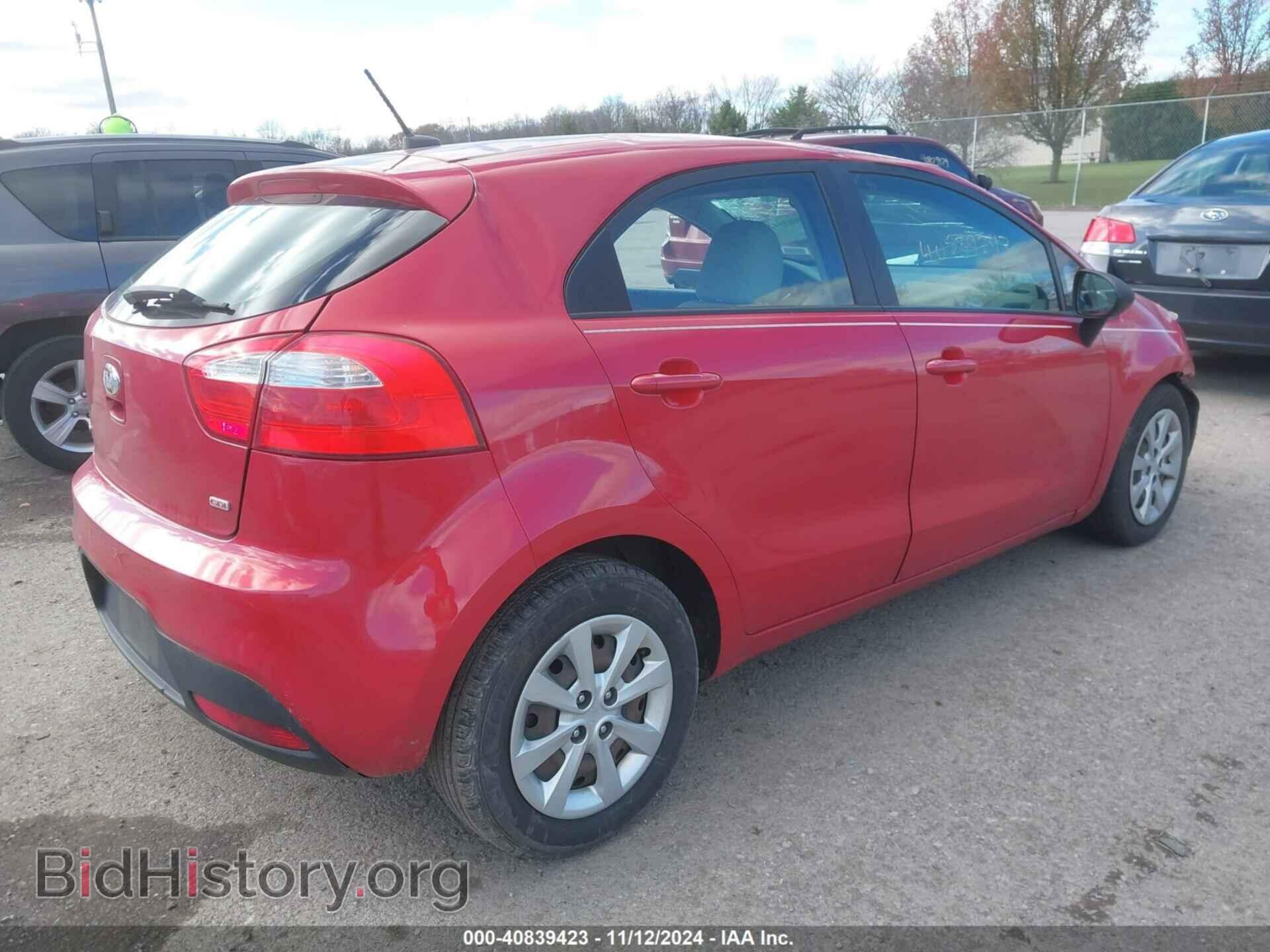 2013 KIA RIO - VIN: KNADM5A38D6172045 - Фото 4