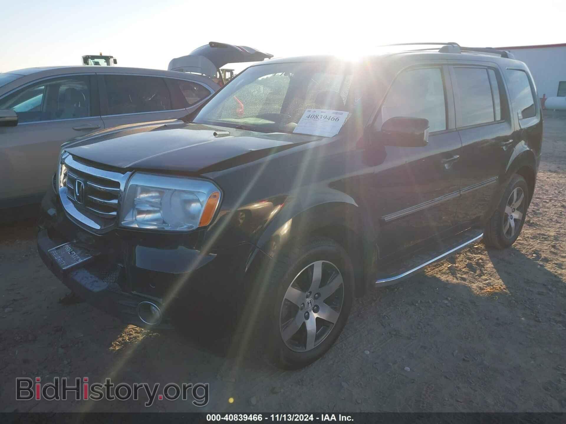 2012 HONDA PILOT - VIN: 5FNYF4H9XCB061907 - Фото 2