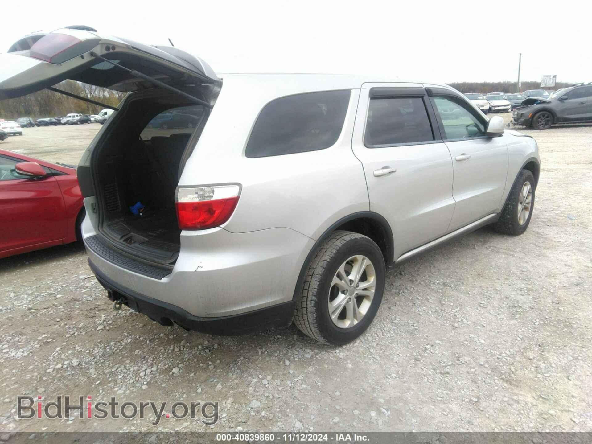 2012 DODGE DURANGO - VIN: 1C4RDJAG1CC301778 - Фото 4