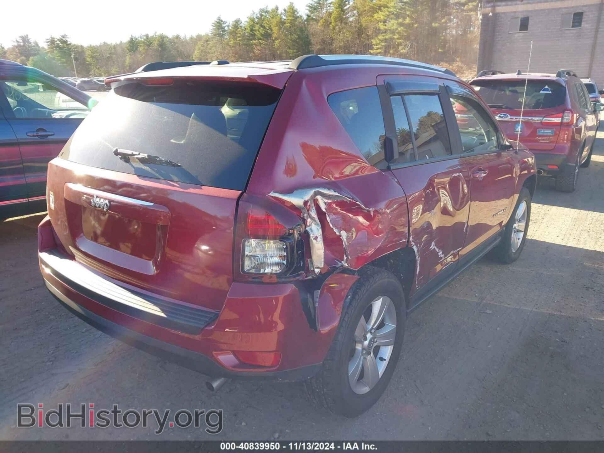 2016 JEEP COMPASS - VIN: 1C4NJDEB2GD758610 - Фото 4