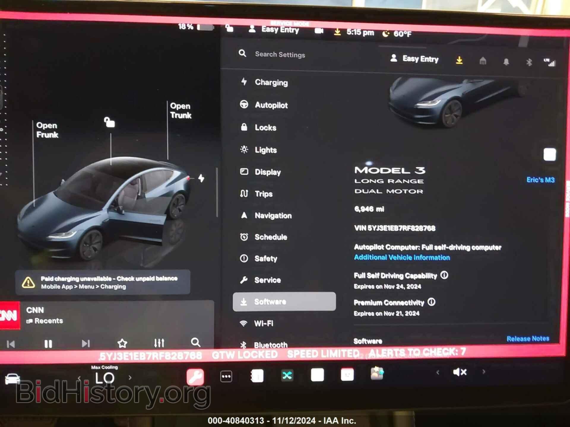 2024 TESLA MODEL 3 - VIN: 5YJ3E1EB7RF828768 - Фото 7