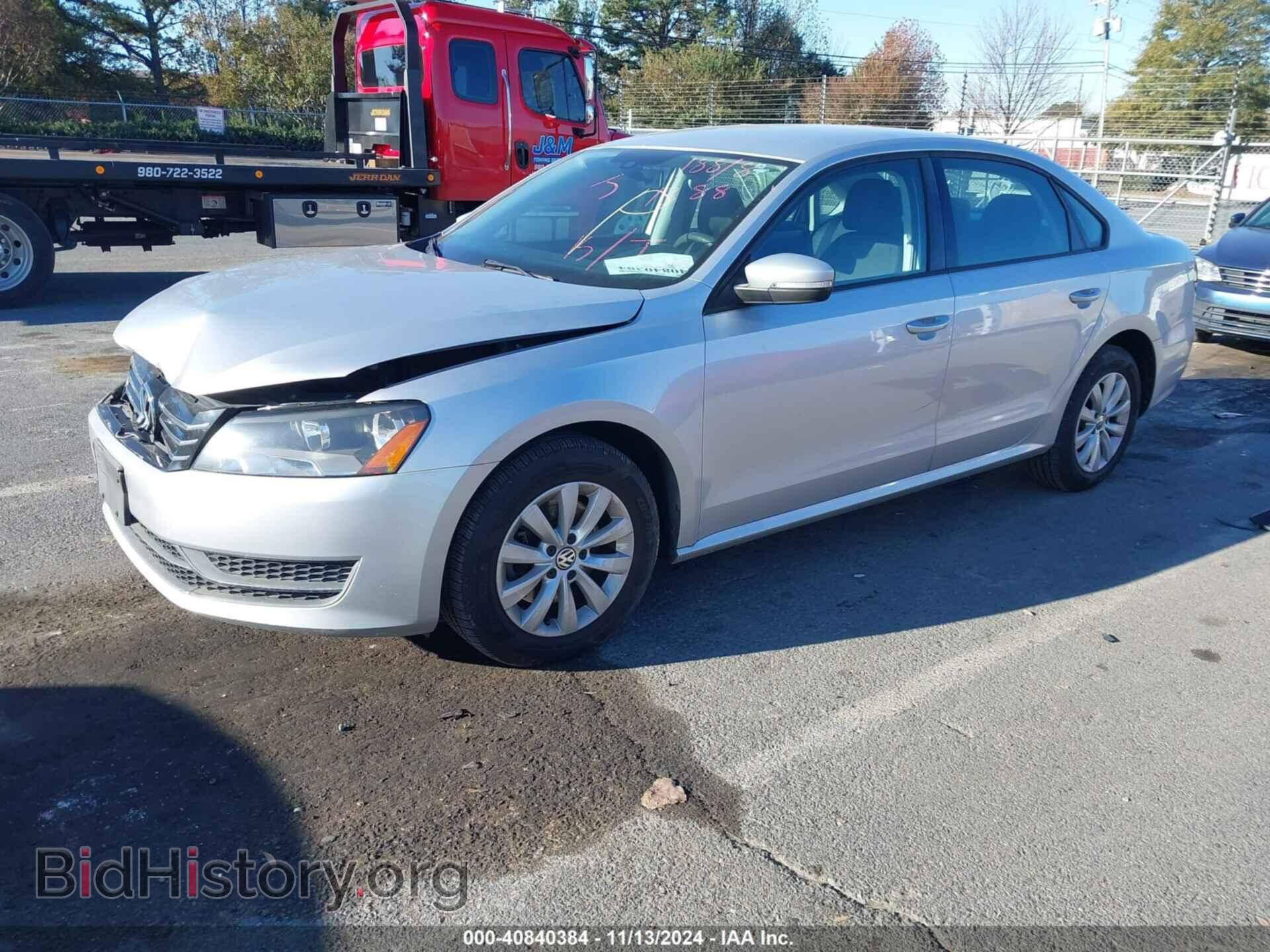 2013 VOLKSWAGEN PASSAT - VIN: 1VWAH7A30DC001388 - Фото 2