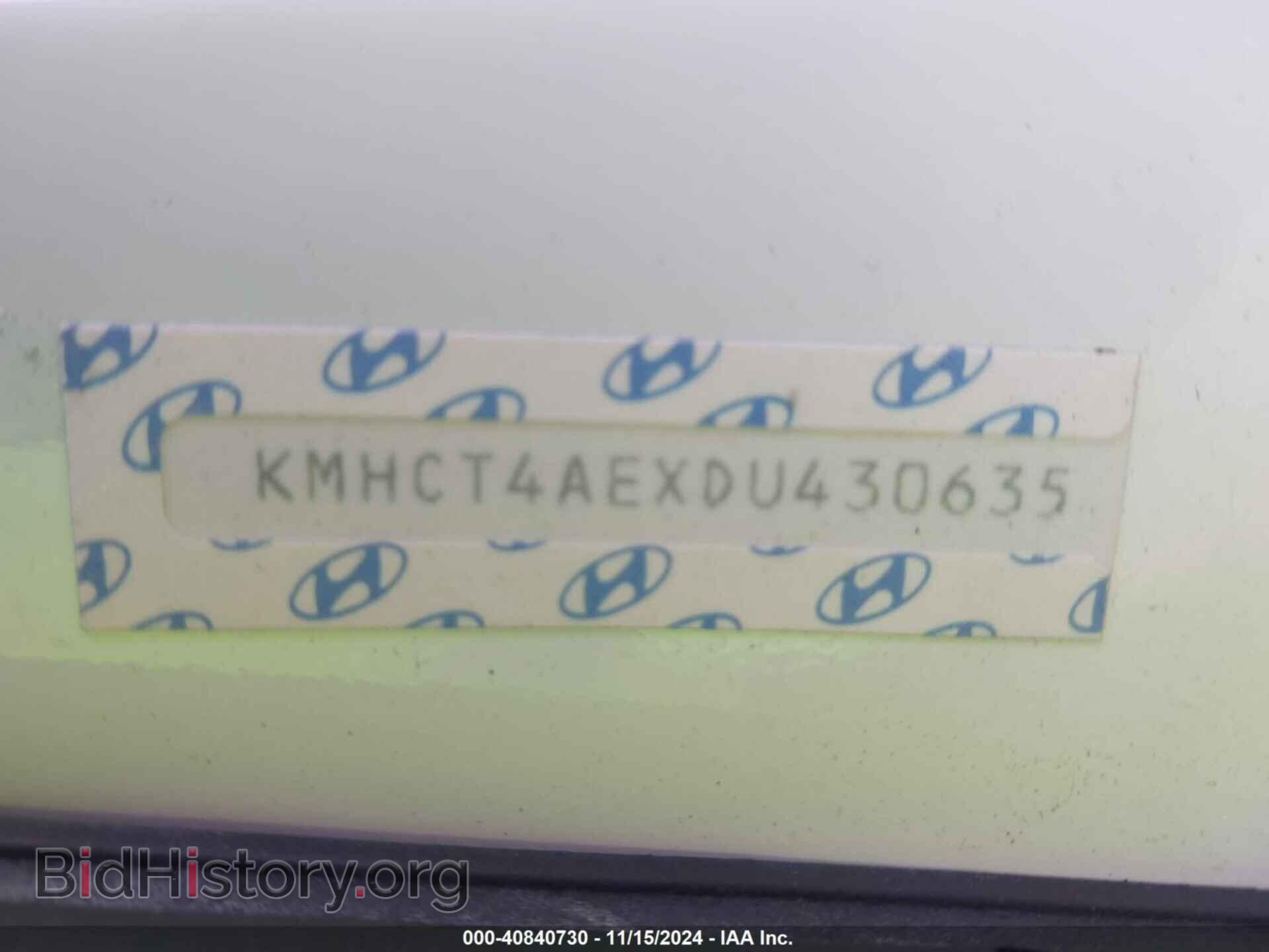 2013 HYUNDAI ACCENT - VIN: KMHCT4AEXDU430635 - Фото 9
