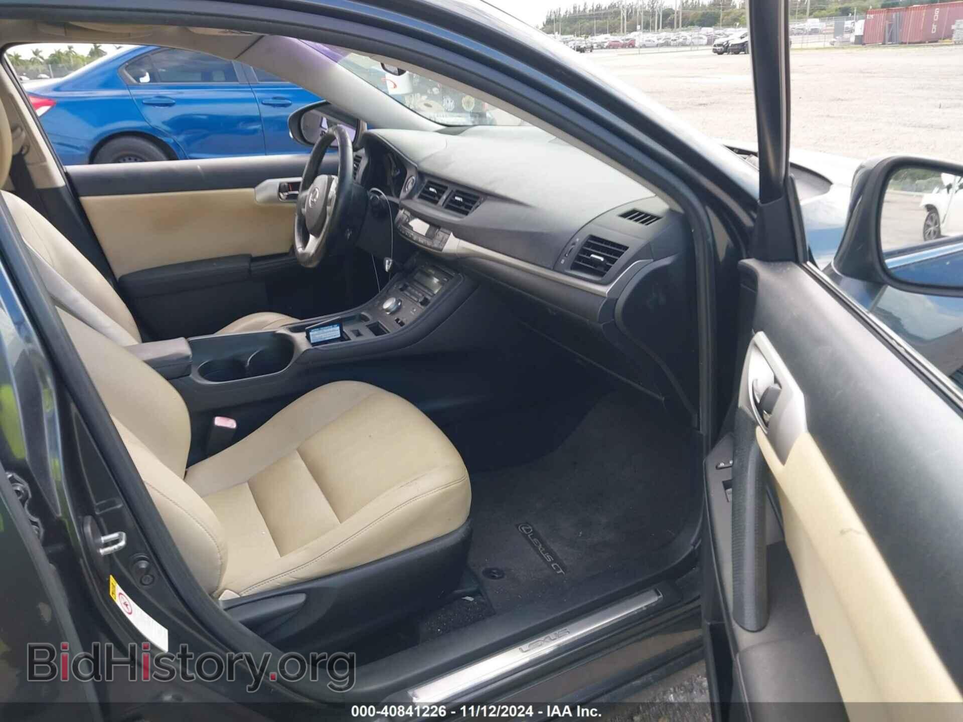 2011 LEXUS CT 200H - VIN: JTHKD5BH3B2004367 - Фото 5