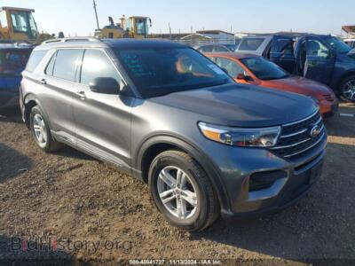 2021 Ford EXPLORER XLT, серый — VIN 1FMSK7DH8MGA60922, IAAI