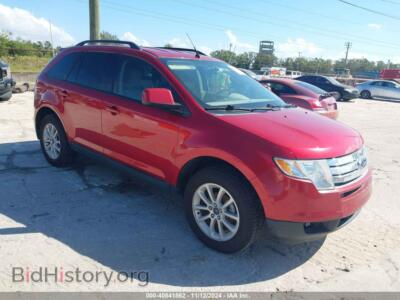 2007 Ford EDGE SEL, red — VIN 2FMDK38C37BB29690, IAAI