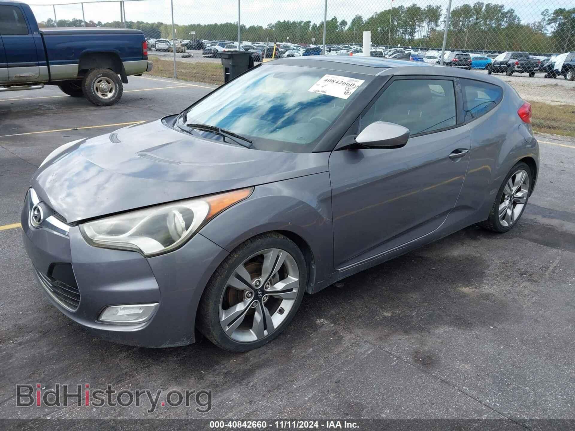 2012 HYUNDAI VELOSTER - VIN: KMHTC6AD8CU031871 - Фото 2