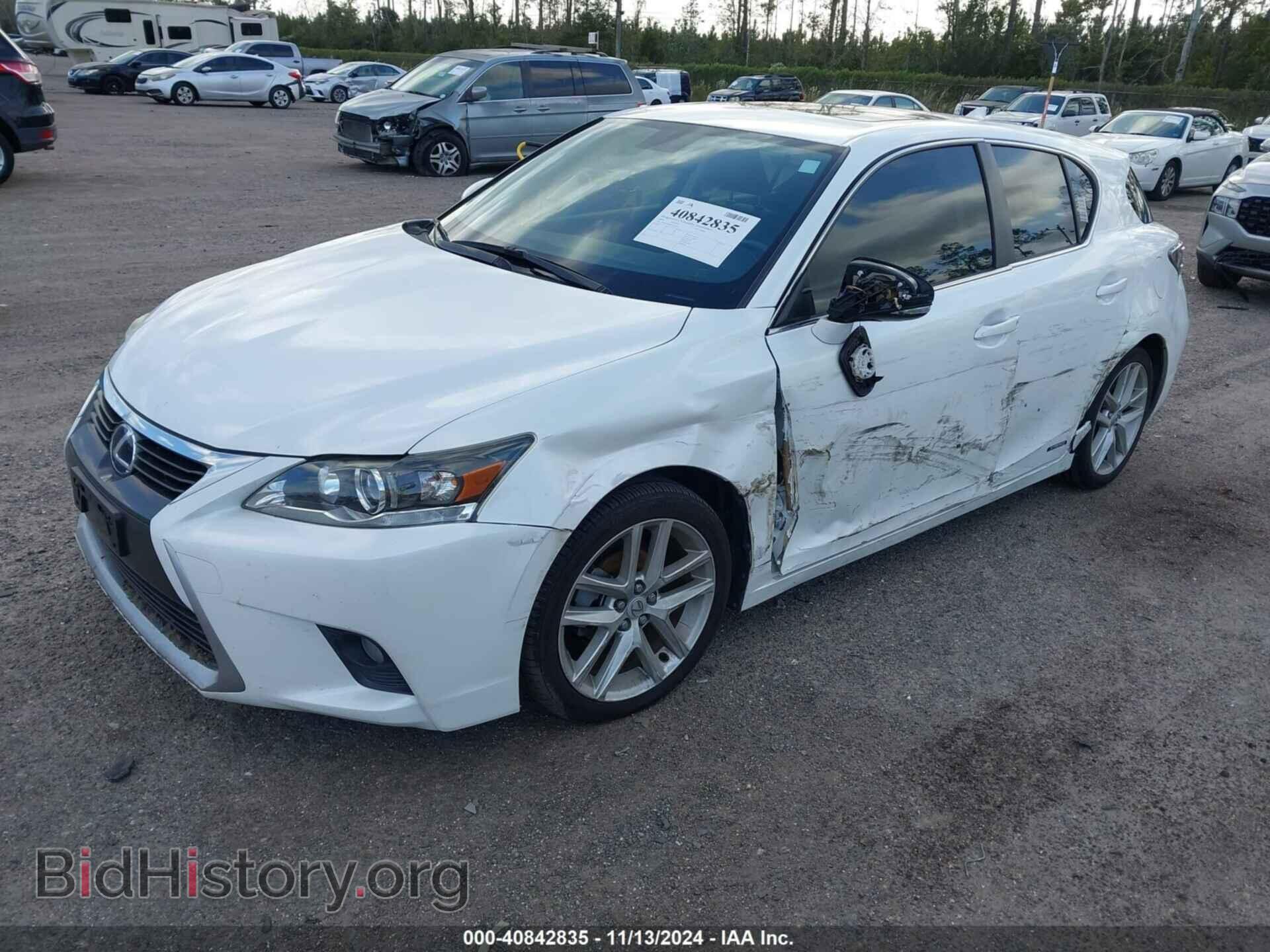 2014 LEXUS CT 200H - VIN: JTHKD5BH0E2176151 - Фото 2