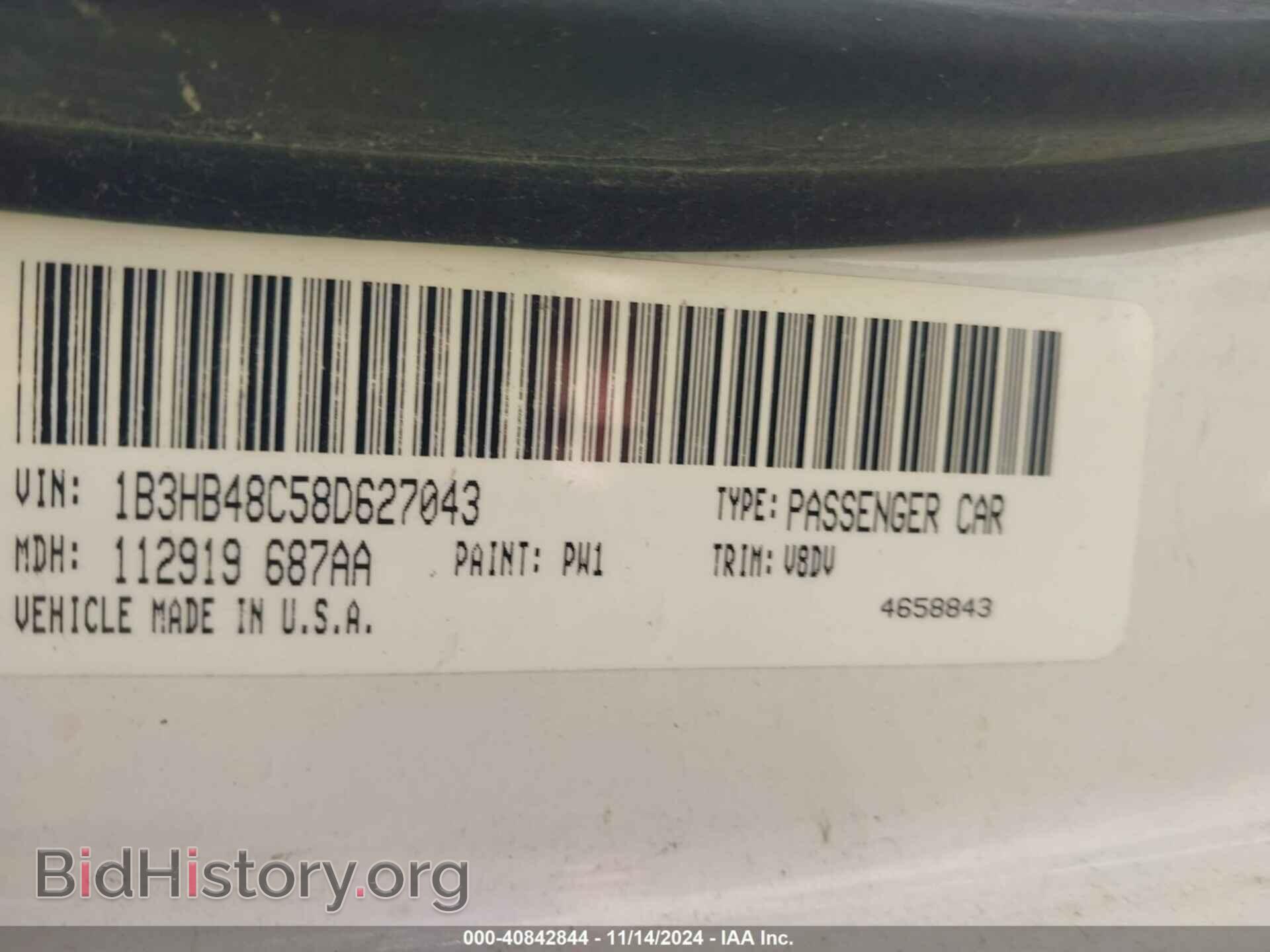 2008 DODGE CALIBER - VIN: 1B3HB48C58D627043 - Photo 9