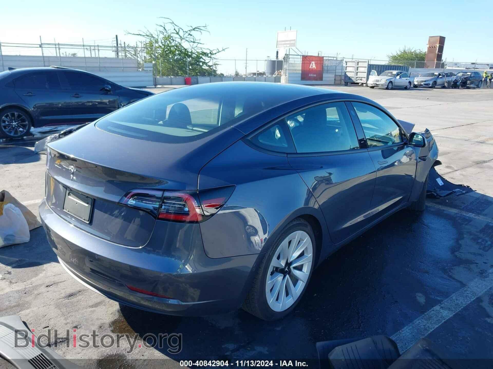 2022 TESLA MODEL 3 - VIN: 5YJ3E1EA1NF375166 - Фото 4
