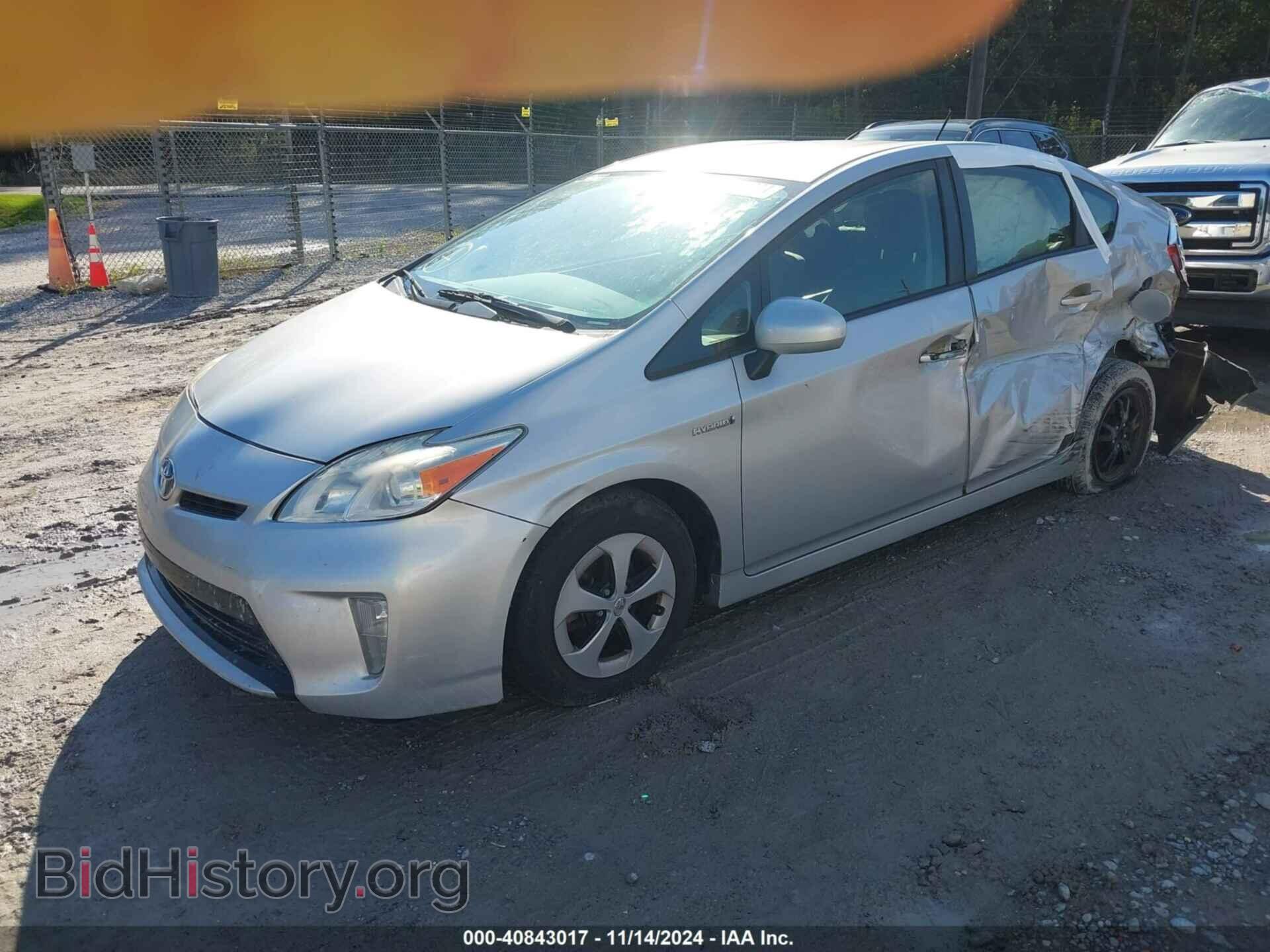 2014 TOYOTA PRIUS - VIN: JTDKN3DU4E0374210 - Фото 2