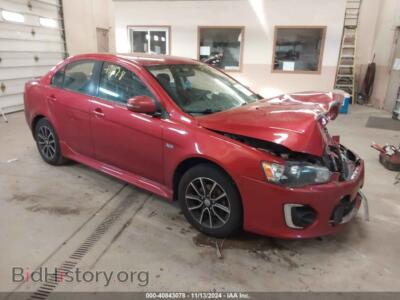 2017 Mitsubishi LANCER ES/LE, red — VIN JA32U2FU8HU005002, IAAI