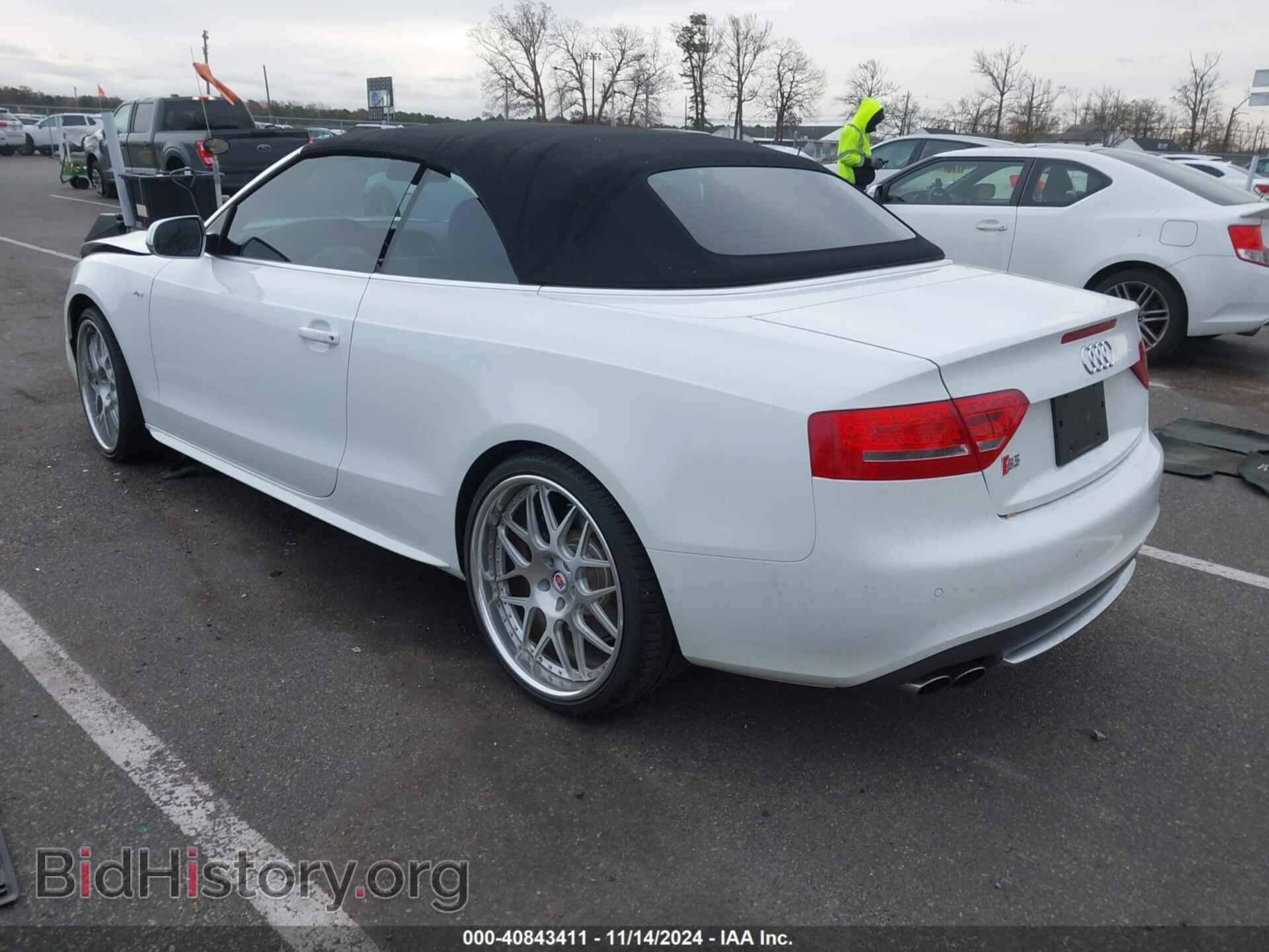 2012 AUDI S5 - VIN: WAUCGAFH8CN001882 - Фото 3