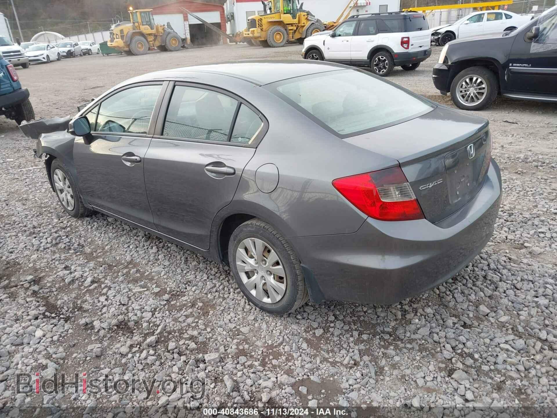 2012 HONDA CIVIC - VIN: 19XFB2F56CE328909 - Фото 3