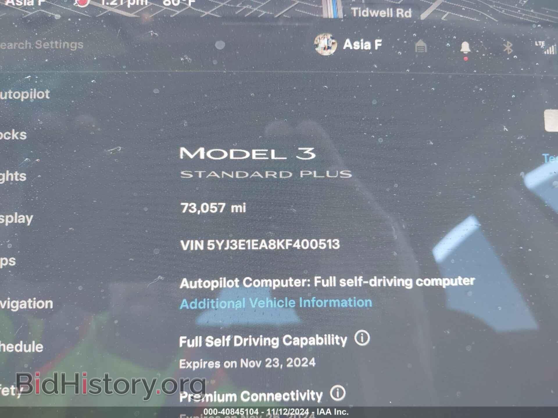 2019 TESLA MODEL 3 - VIN: 5YJ3E1EA8KF400513 - Фото 7
