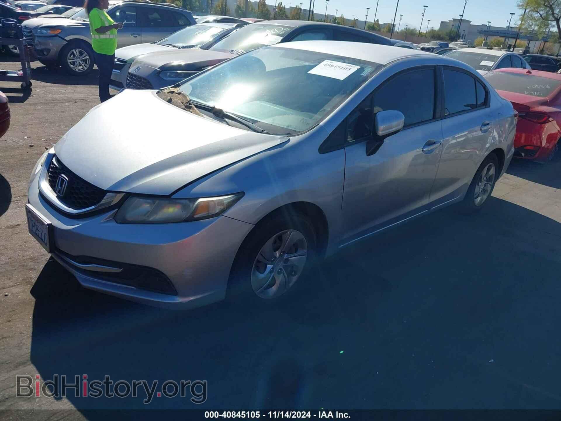2014 HONDA CIVIC - VIN: 19XFB2F52EE222881 - Фото 2
