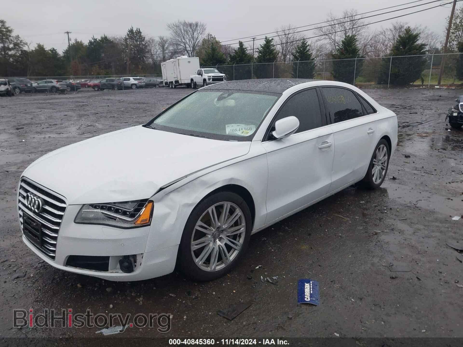 2014 AUDI A8 L - VIN: WAUR2AFD4EN004562 - Фото 2