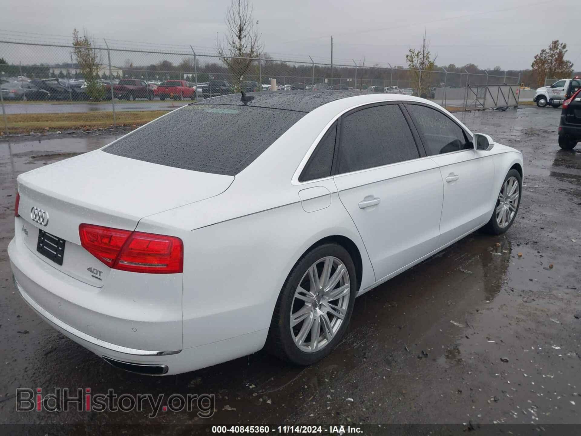 2014 AUDI A8 L - VIN: WAUR2AFD4EN004562 - Фото 4