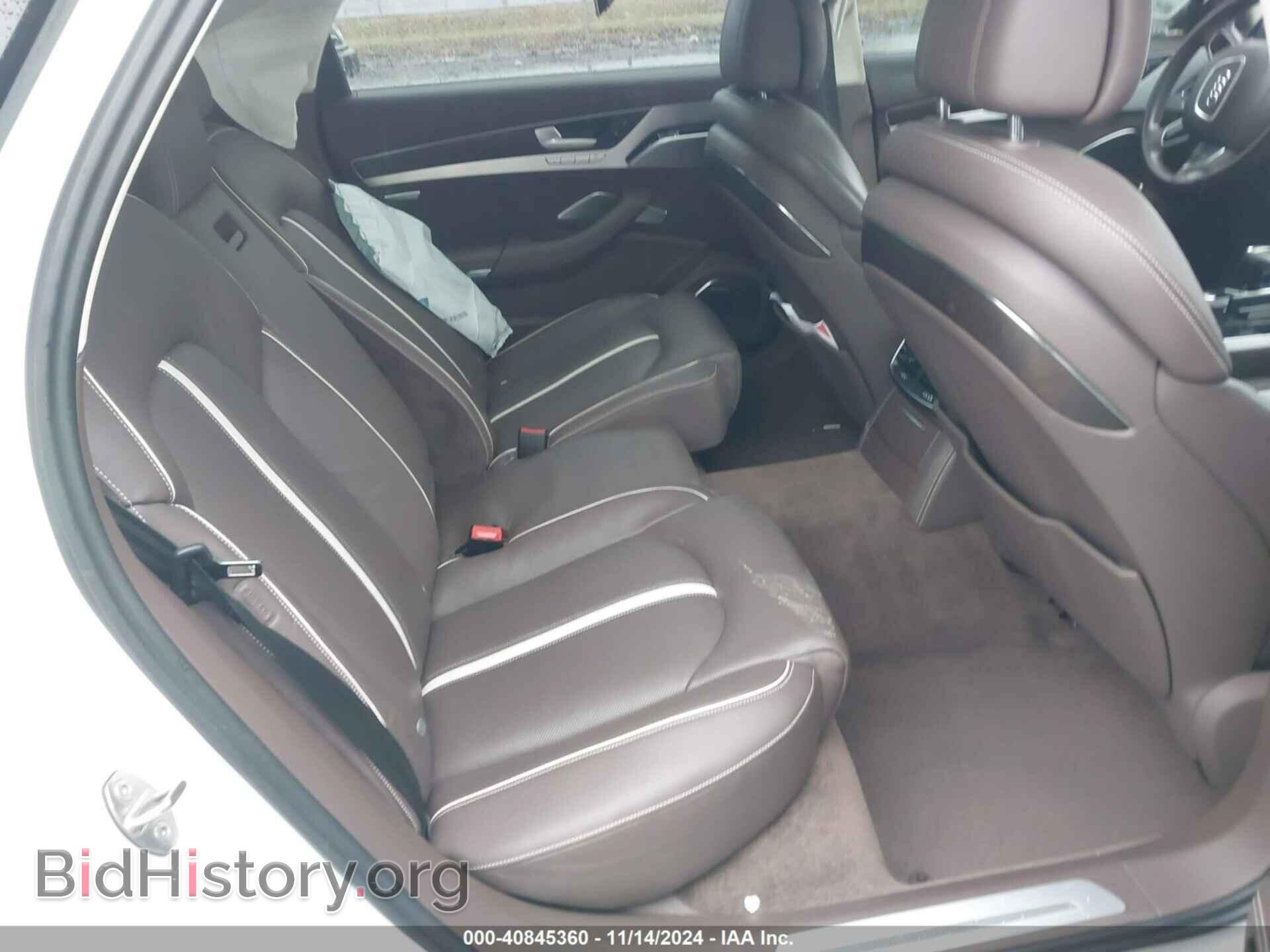 2014 AUDI A8 L - VIN: WAUR2AFD4EN004562 - Фото 8