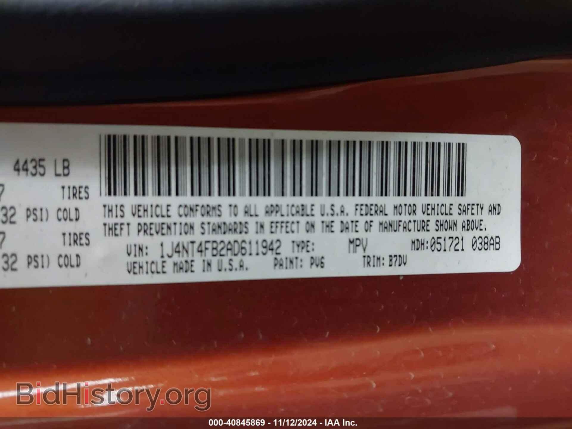 2010 JEEP COMPASS - VIN: 1J4NT4FB2AD611942 - Фото 9