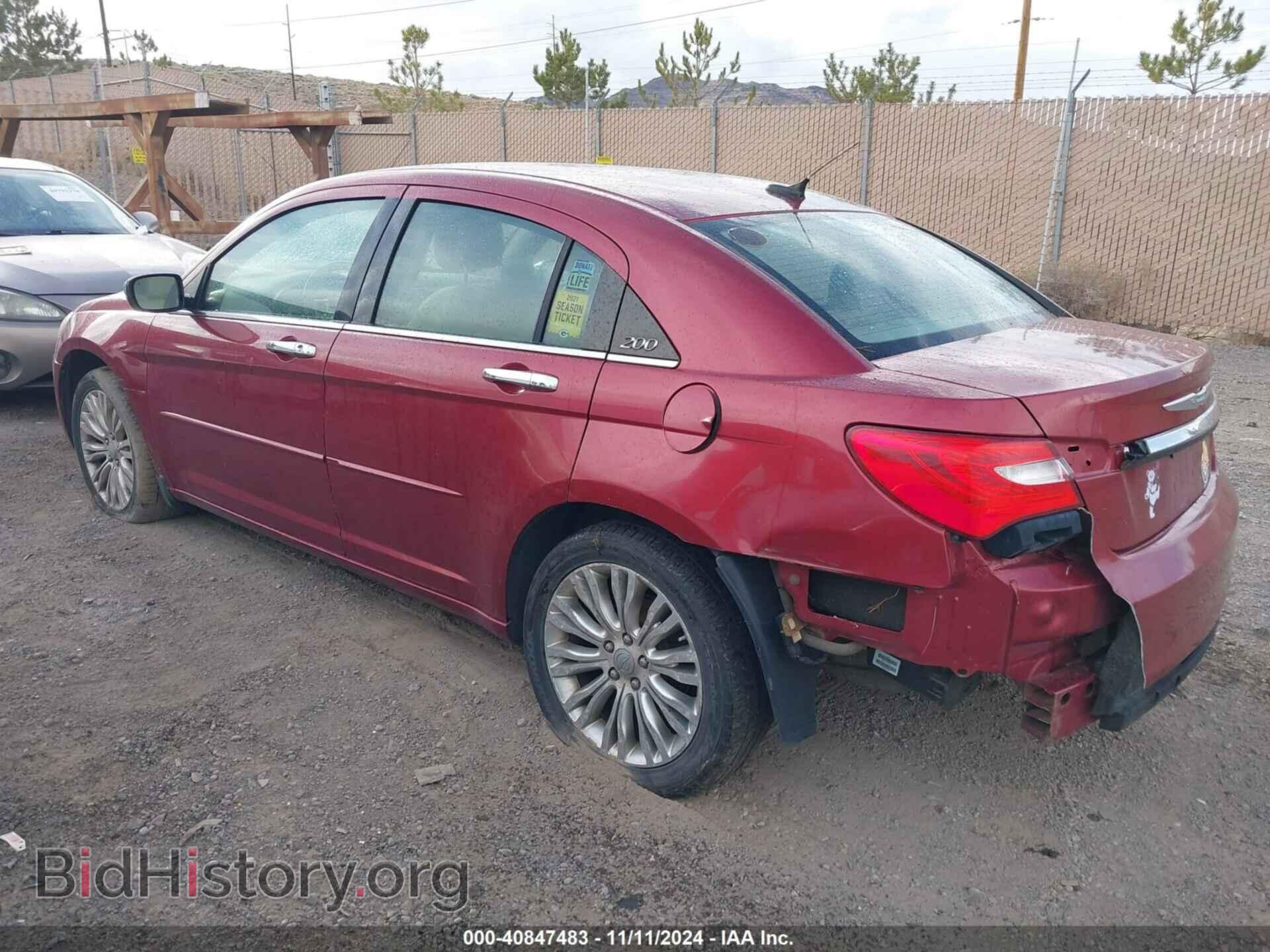 2012 CHRYSLER 200 - VIN: 1C3CCBCB2CN256374 - Photo 3
