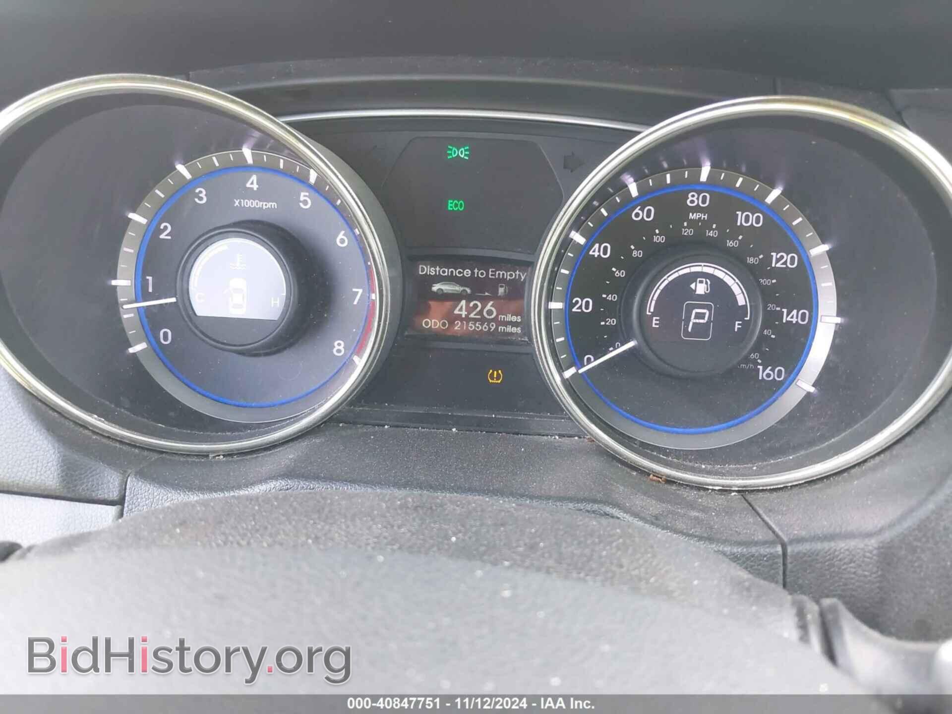 2012 HYUNDAI SONATA - VIN: 5NPEC4AC7CH476637 - Фото 7