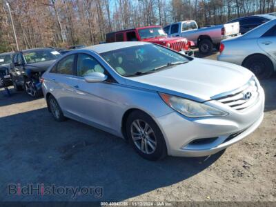 2011 Hyundai SONATA GLS, серебристый — VIN 5NPEB4AC6BH120407, IAAI