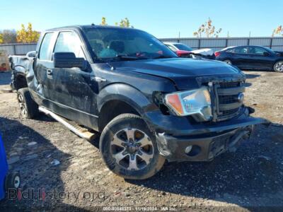 2014 Ford F-150 STX, black — VIN 1FTFX1CF0EFD04042, IAAI