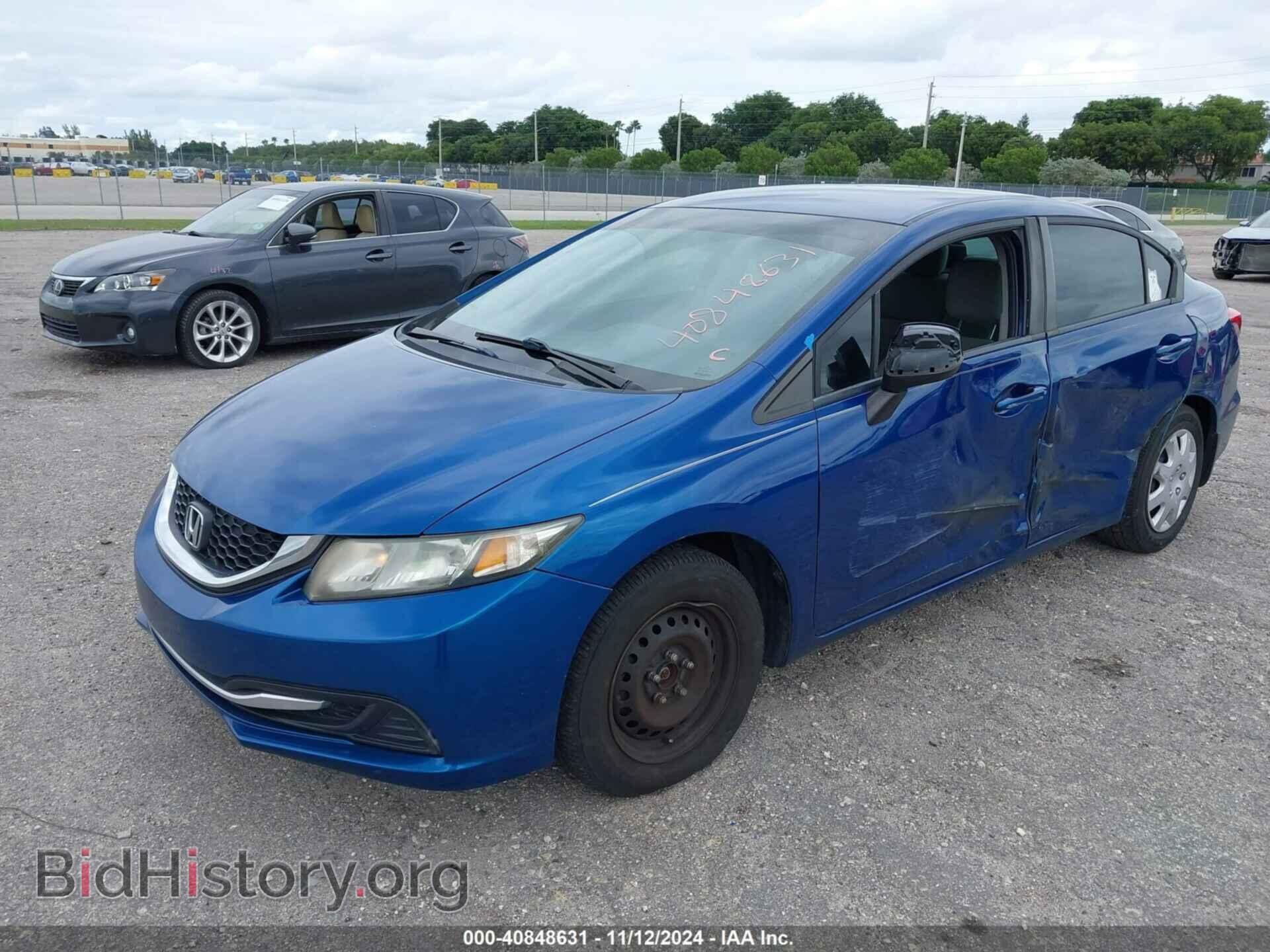 2013 HONDA CIVIC - VIN: 19XFB2F59DE088336 - Фото 2