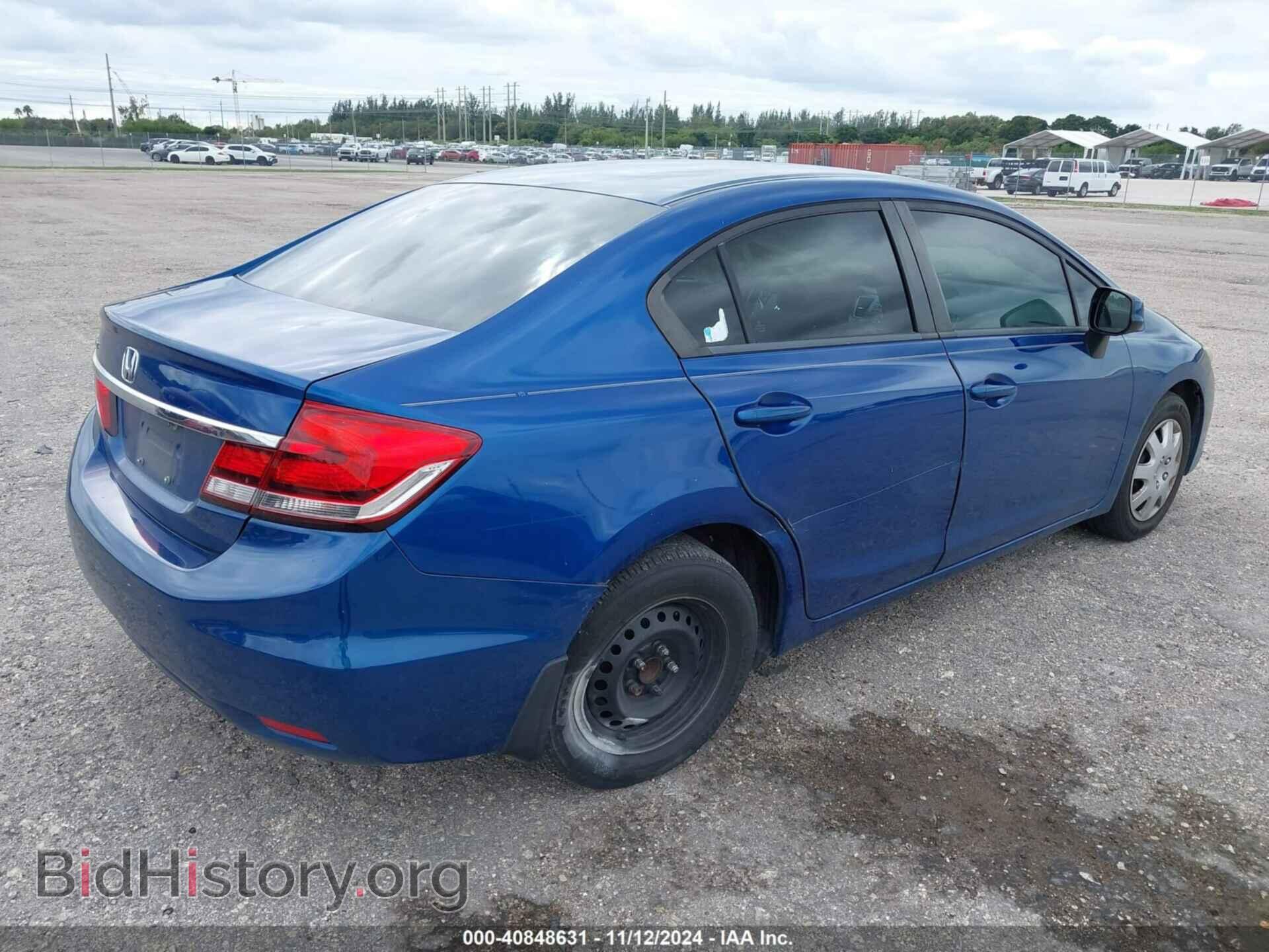 2013 HONDA CIVIC - VIN: 19XFB2F59DE088336 - Фото 4