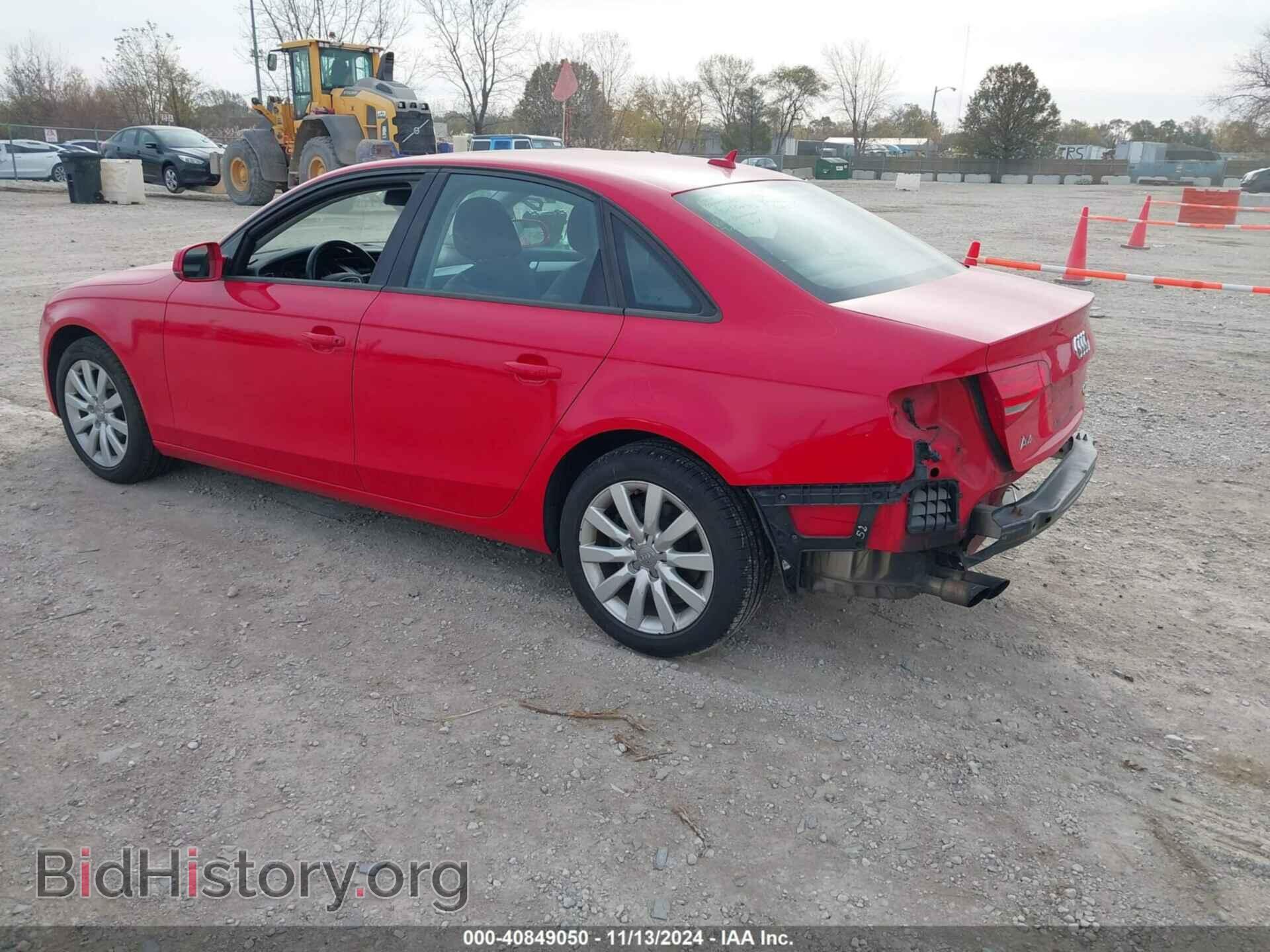 2013 AUDI A4 - VIN: WAUBFAFL3DA160899 - Фото 3