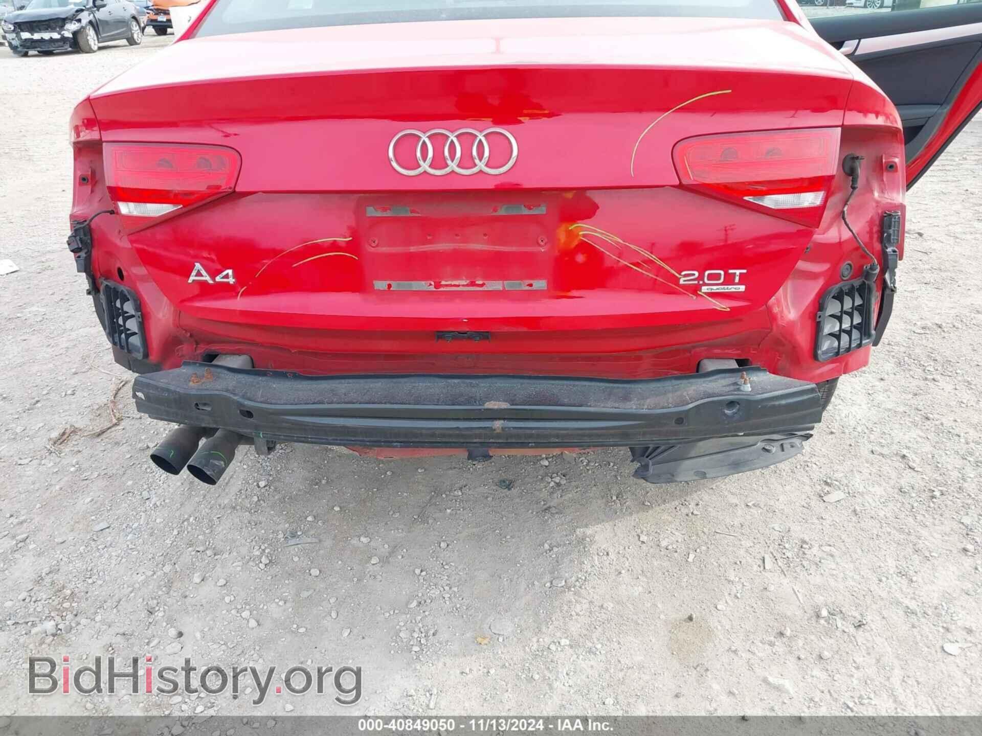 2013 AUDI A4 - VIN: WAUBFAFL3DA160899 - Фото 6