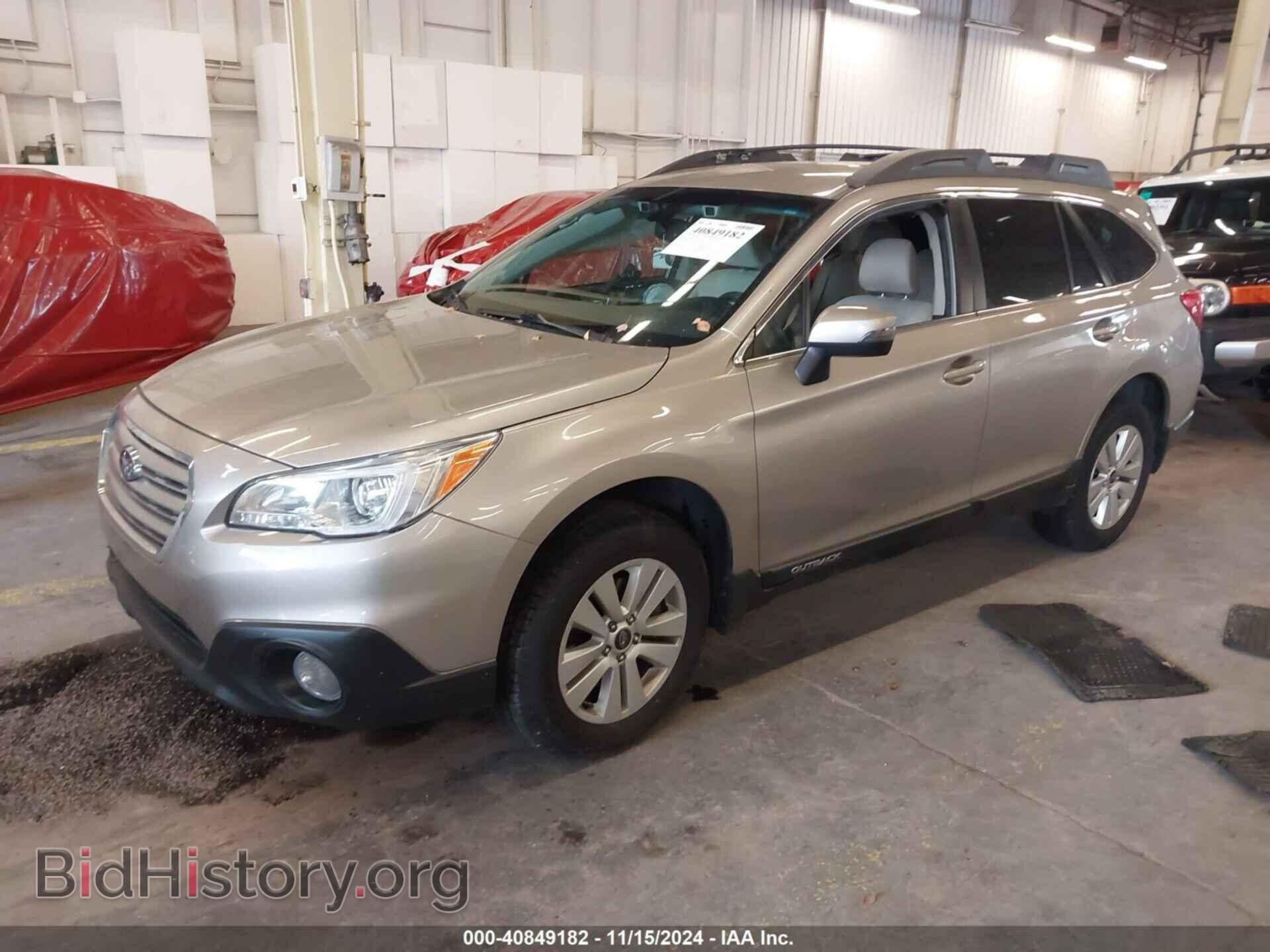 2016 SUBARU OUTBACK - VIN: 4S4BSBFC6G3203530 - Фото 2