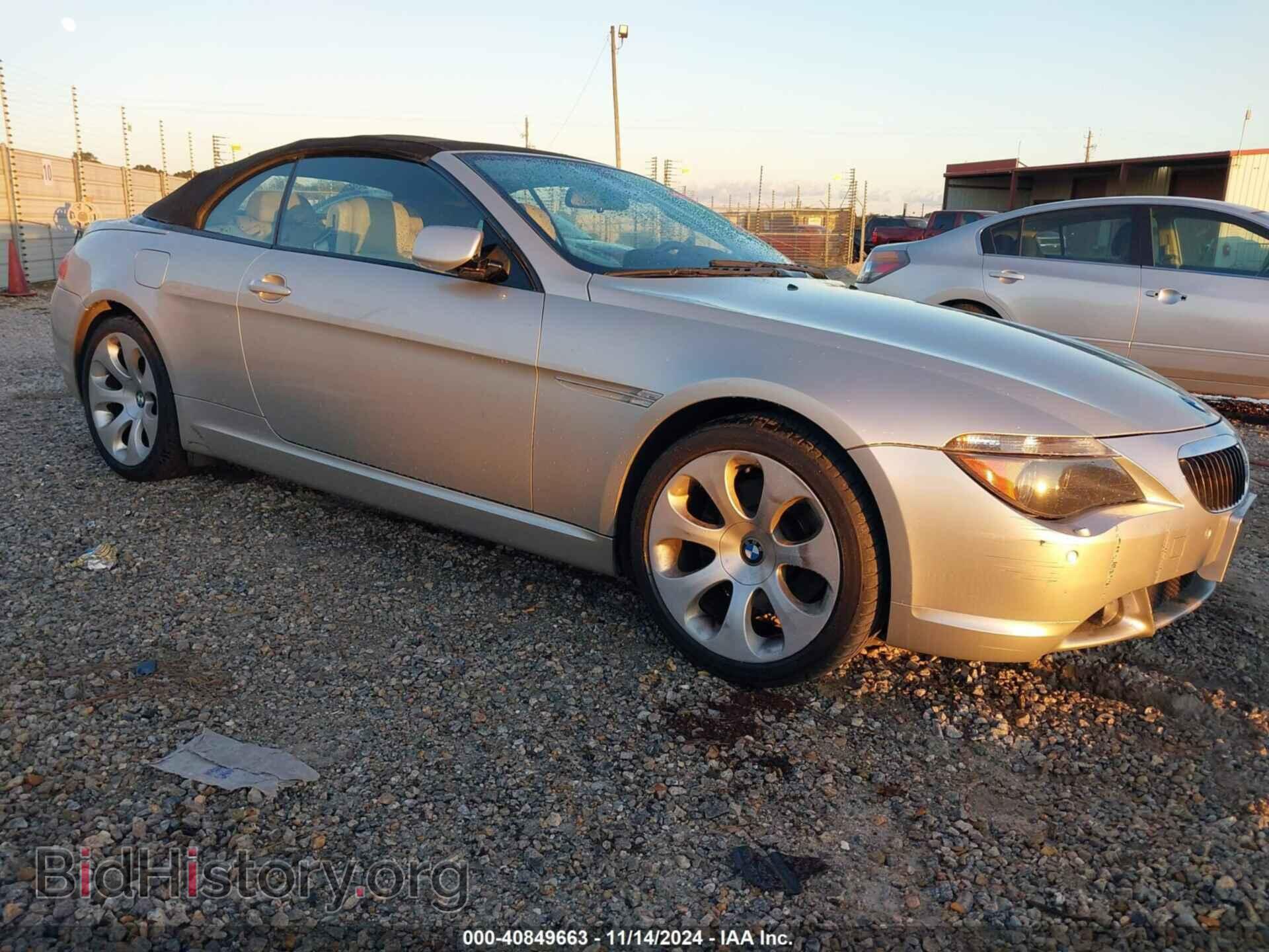 Photo WBAEK13547CN80579 - BMW 650I 2007