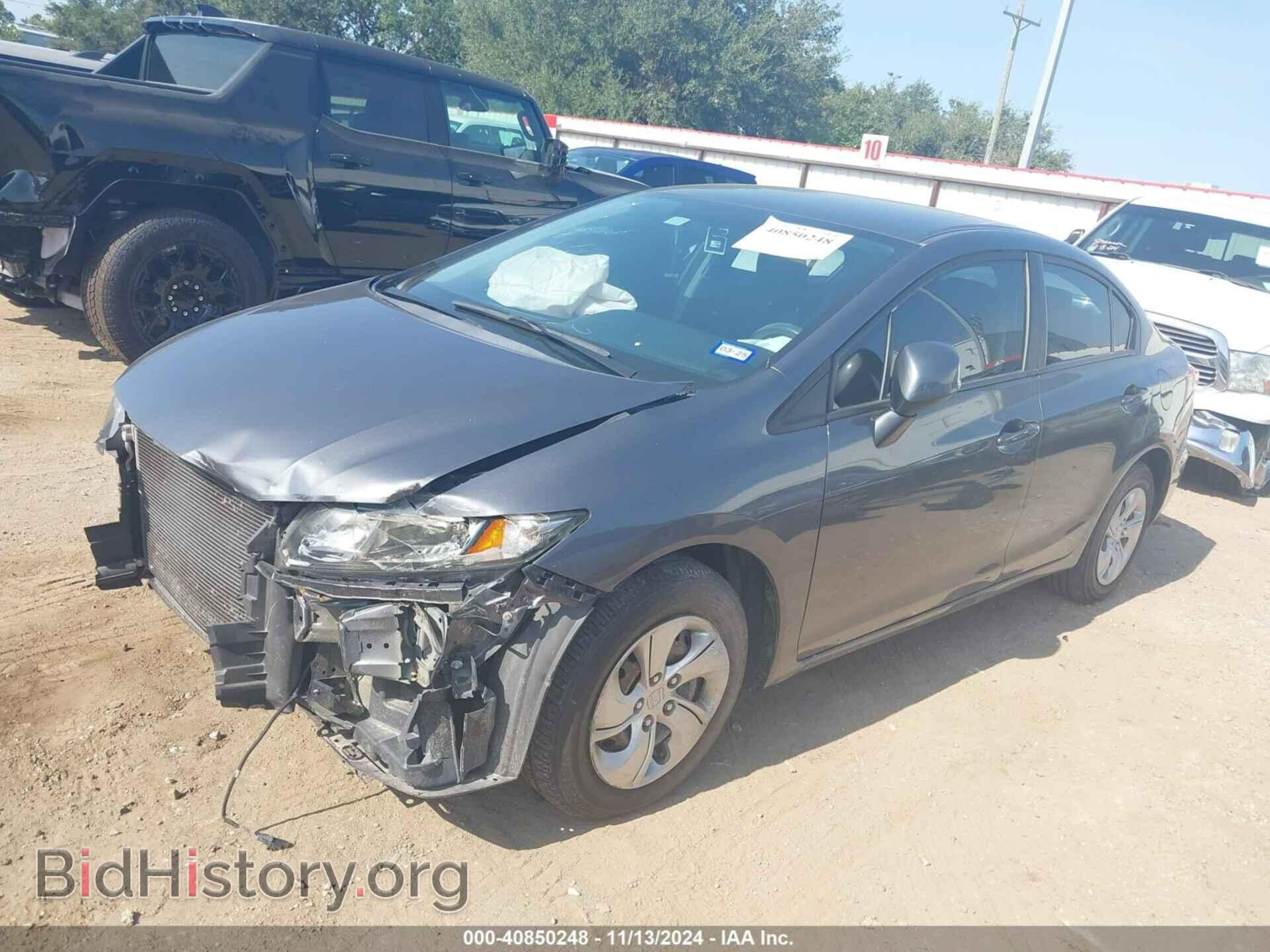 2013 HONDA CIVIC - VIN: 19XFB2F57DE251596 - Фото 2
