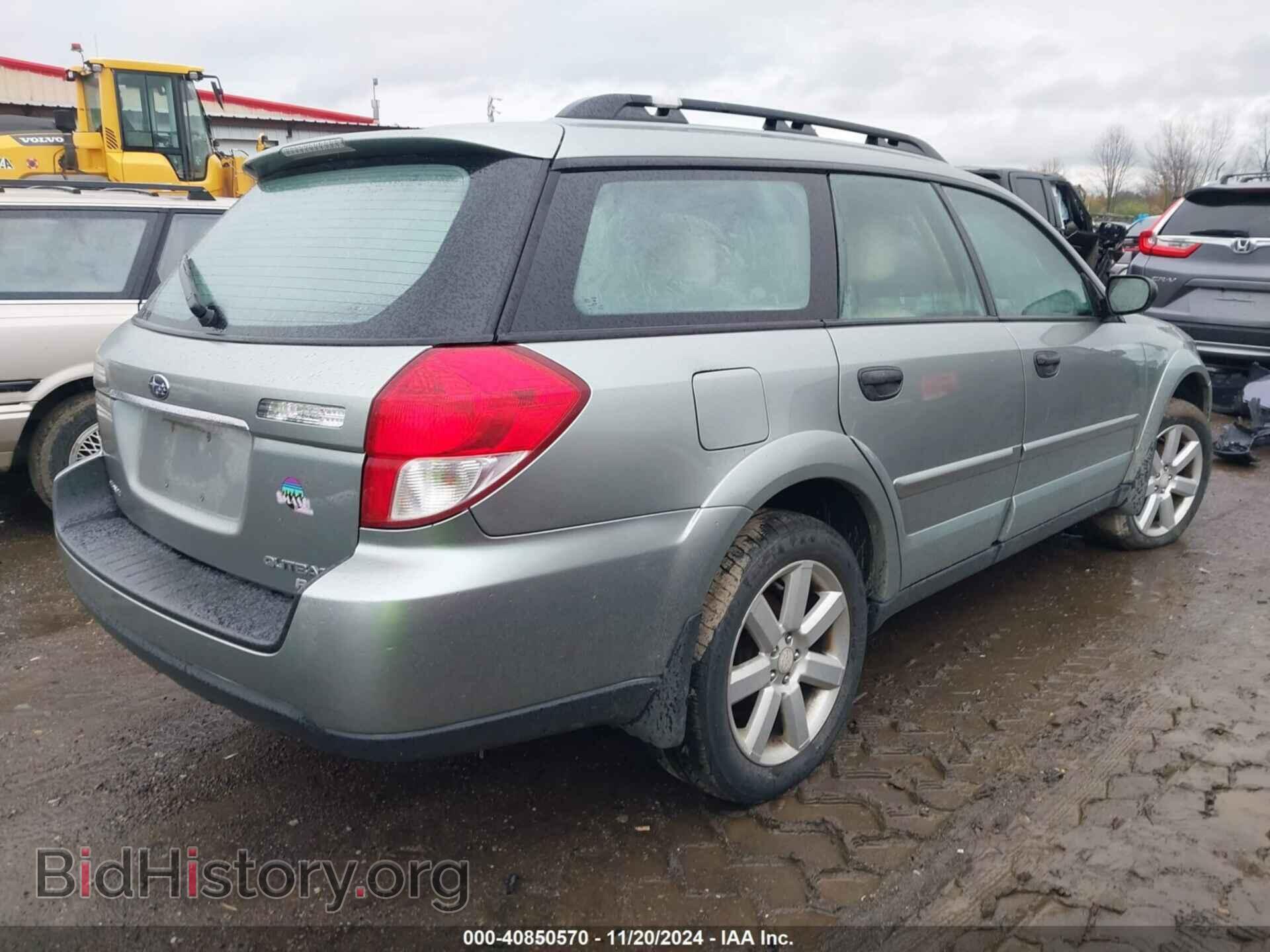 2009 SUBARU OUTBACK - VIN: 4S4BP61C397344647 - Фото 4