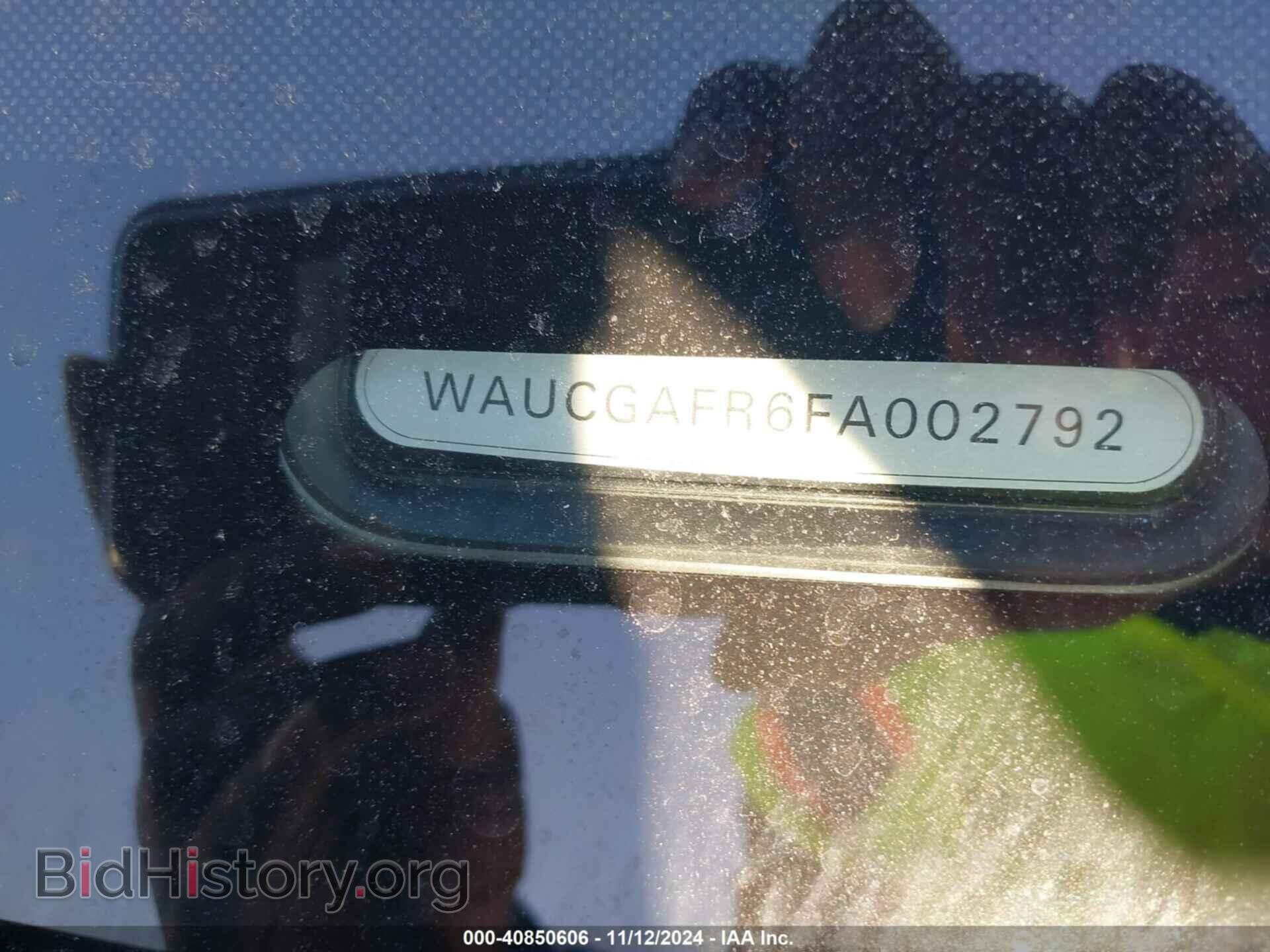 2015 AUDI S5 - VIN: WAUCGAFR6FA002792 - Фото 9