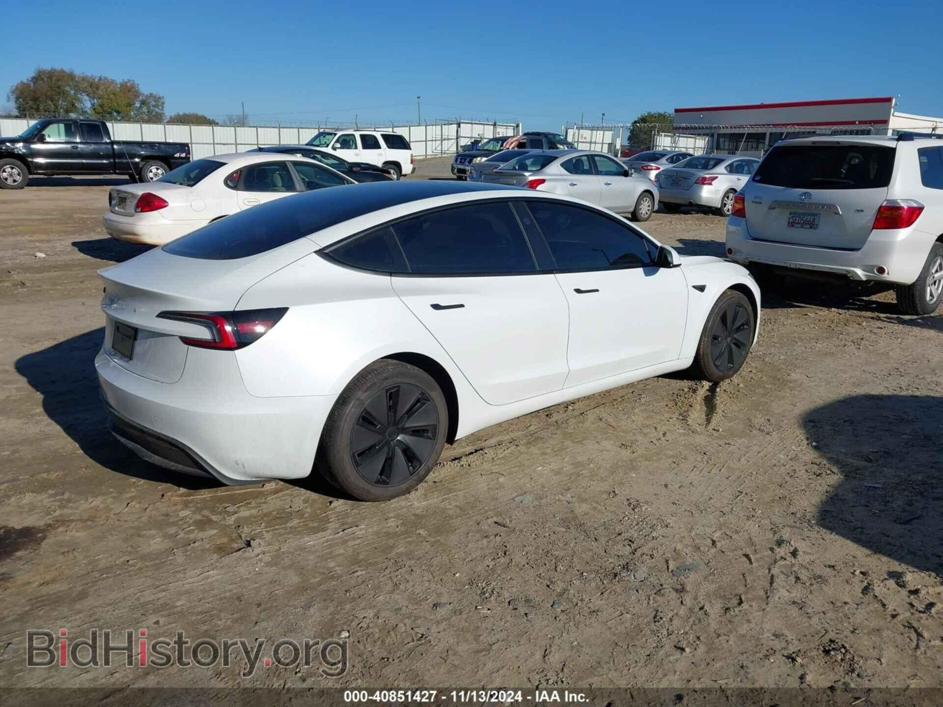 2024 TESLA MODEL 3 - VIN: 5YJ3E1EA4RF732586 - Фото 4