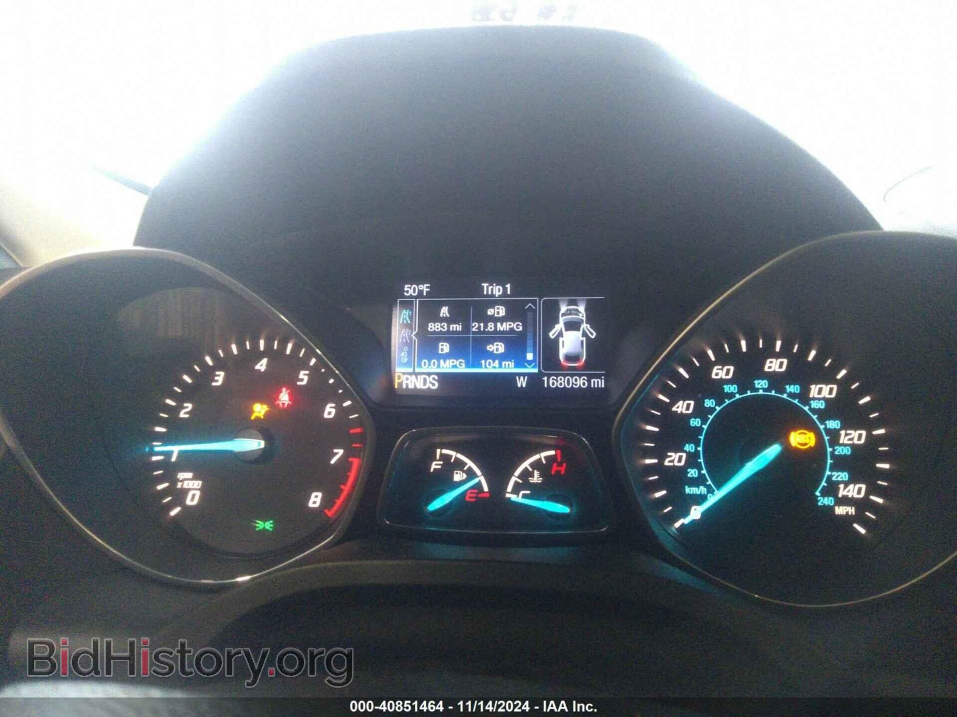 2014 FORD ESCAPE - VIN: 1FMCU0J95EUD70161 - Фото 7