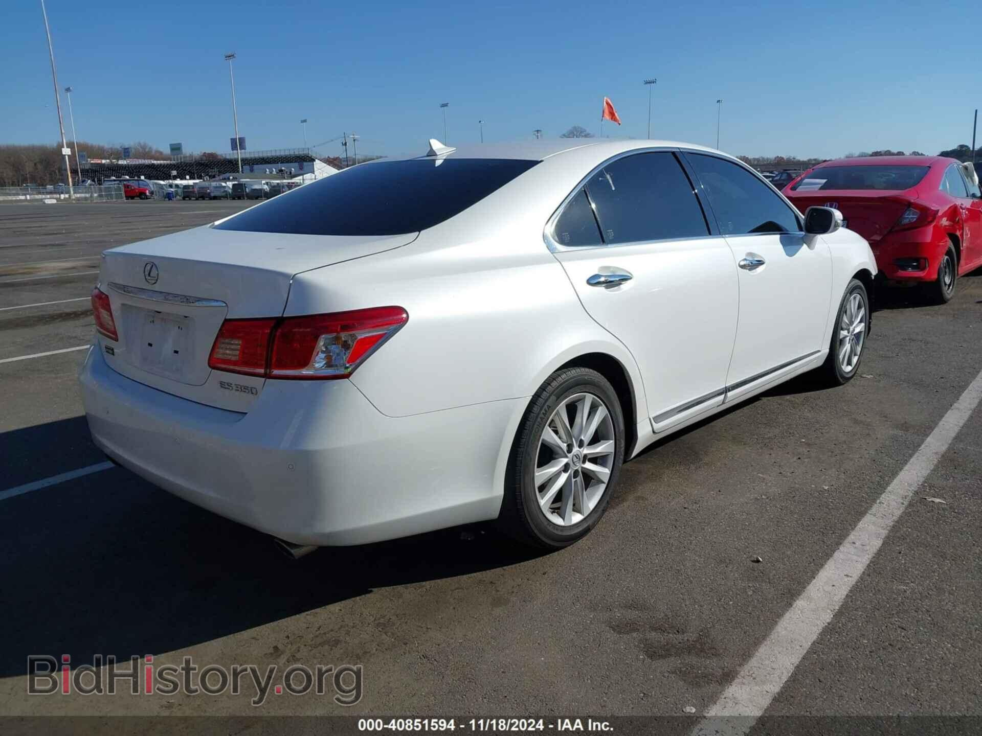 2012 LEXUS ES 350 - VIN: JTHBK1EG0C2480675 - Фото 4