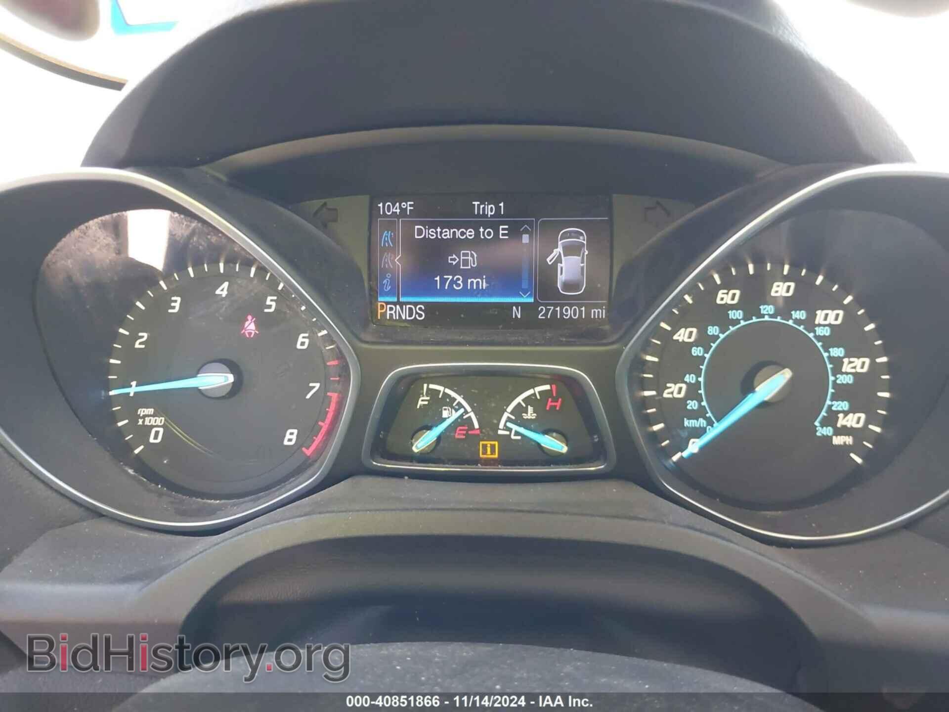 2014 FORD ESCAPE - VIN: 1FMCU0JX9EUB29007 - Фото 7