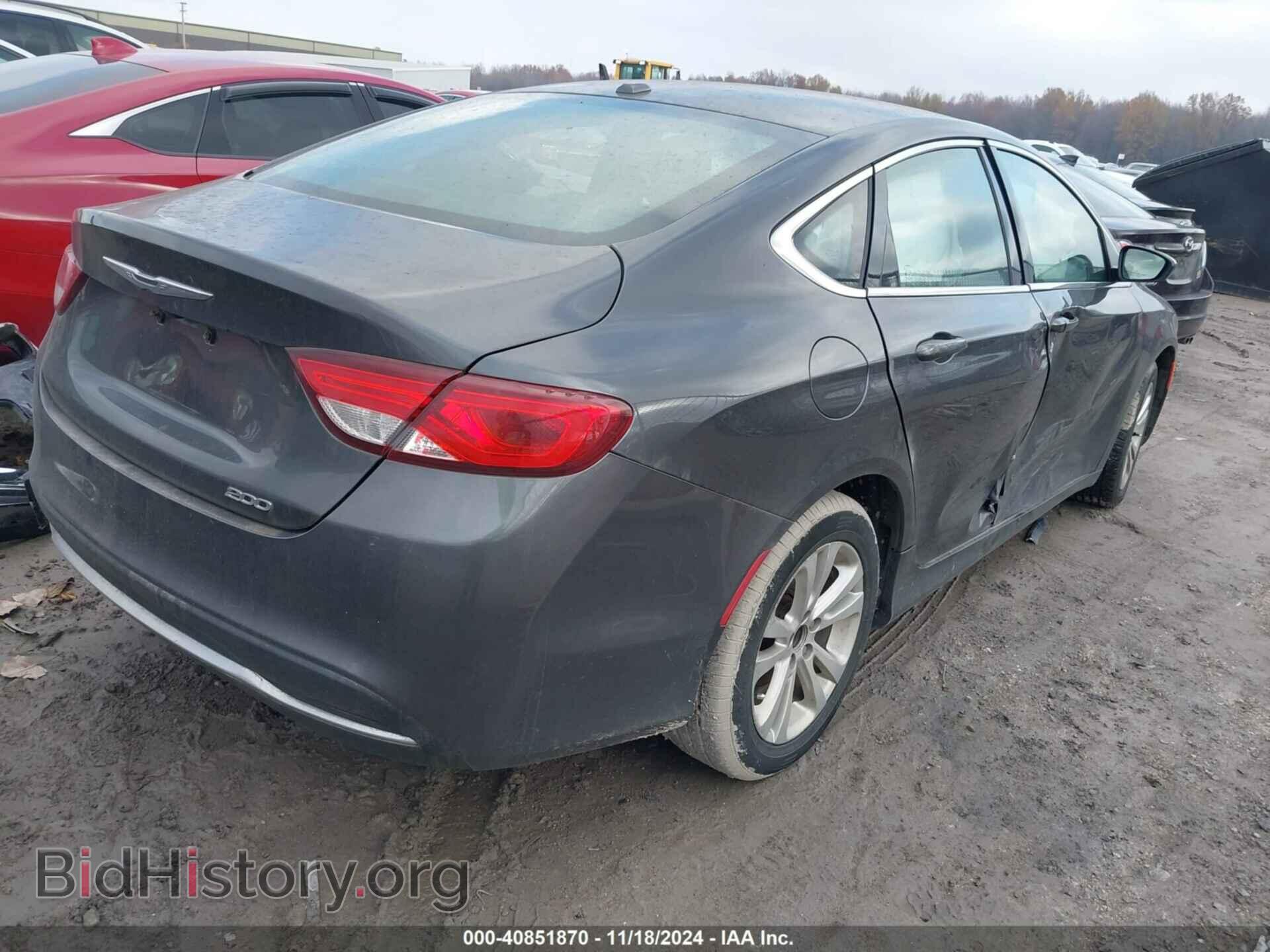 2015 CHRYSLER 200 - VIN: 1C3CCCAB3FN561220 - Фото 4
