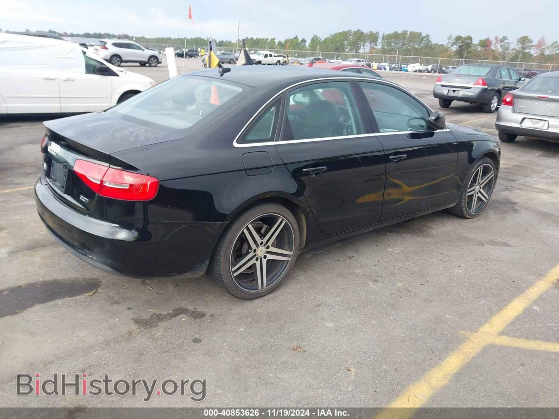 2013 AUDI A4 - VIN: WAUEFAFL2DA069331 - Фото 4