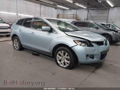 2008 Mazda CX-7 Touring, light blue — VIN JM3ER293680215146, IAAI