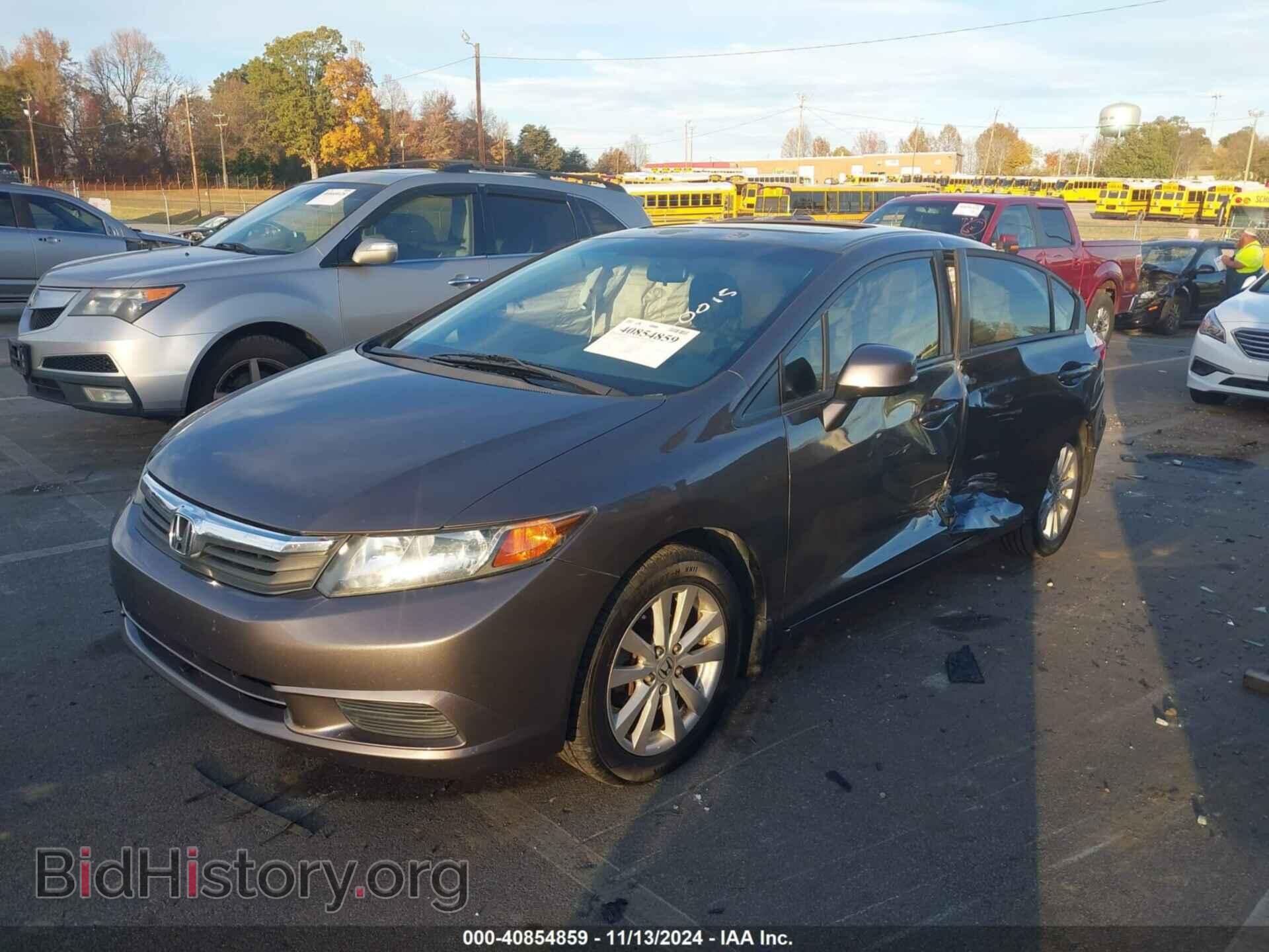 2012 HONDA CIVIC - VIN: 2HGFB2F8XCH510015 - Фото 2