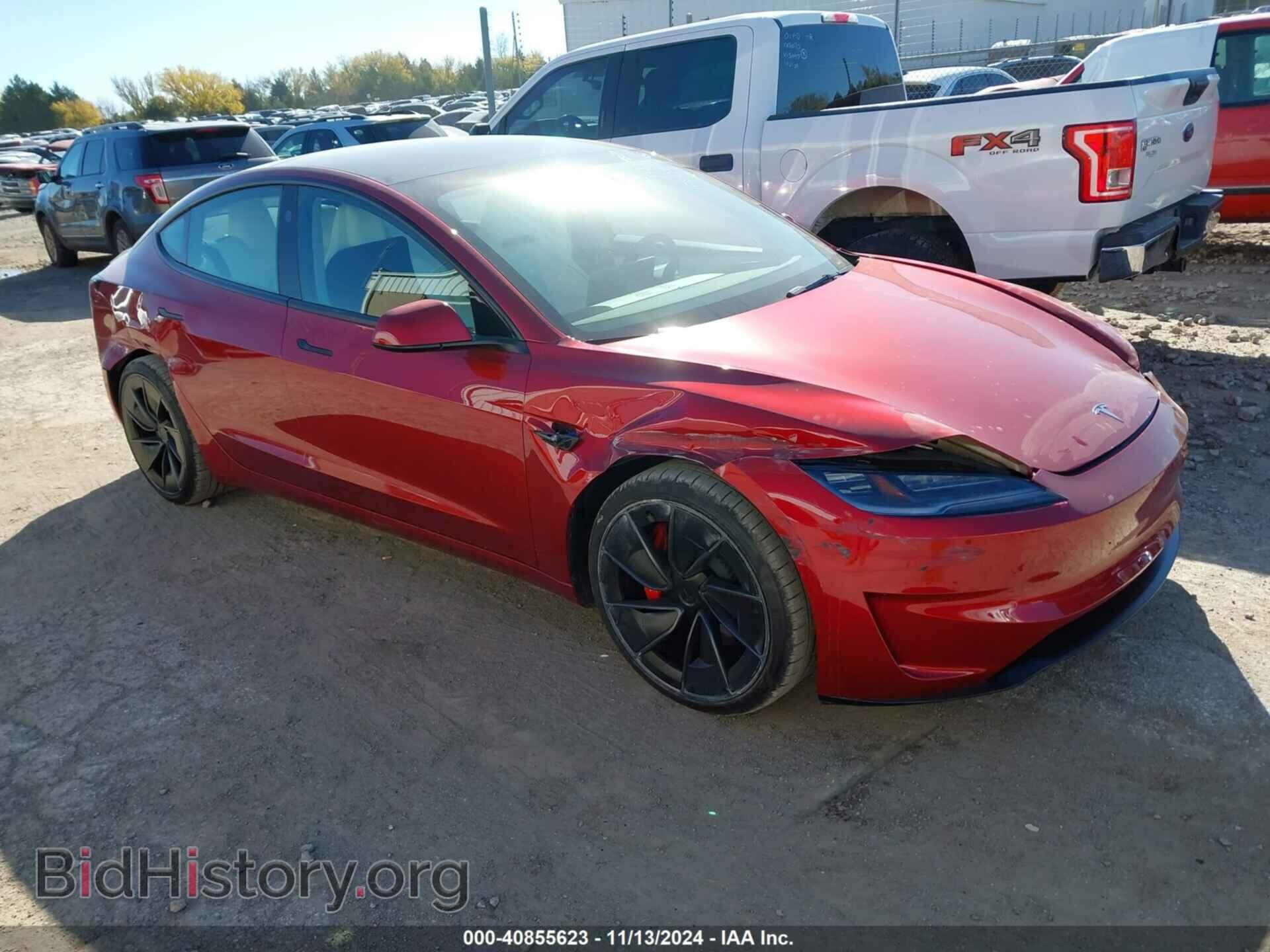 Photo 5YJ3E1ET8RF865837 - TESLA MODEL 3 2024