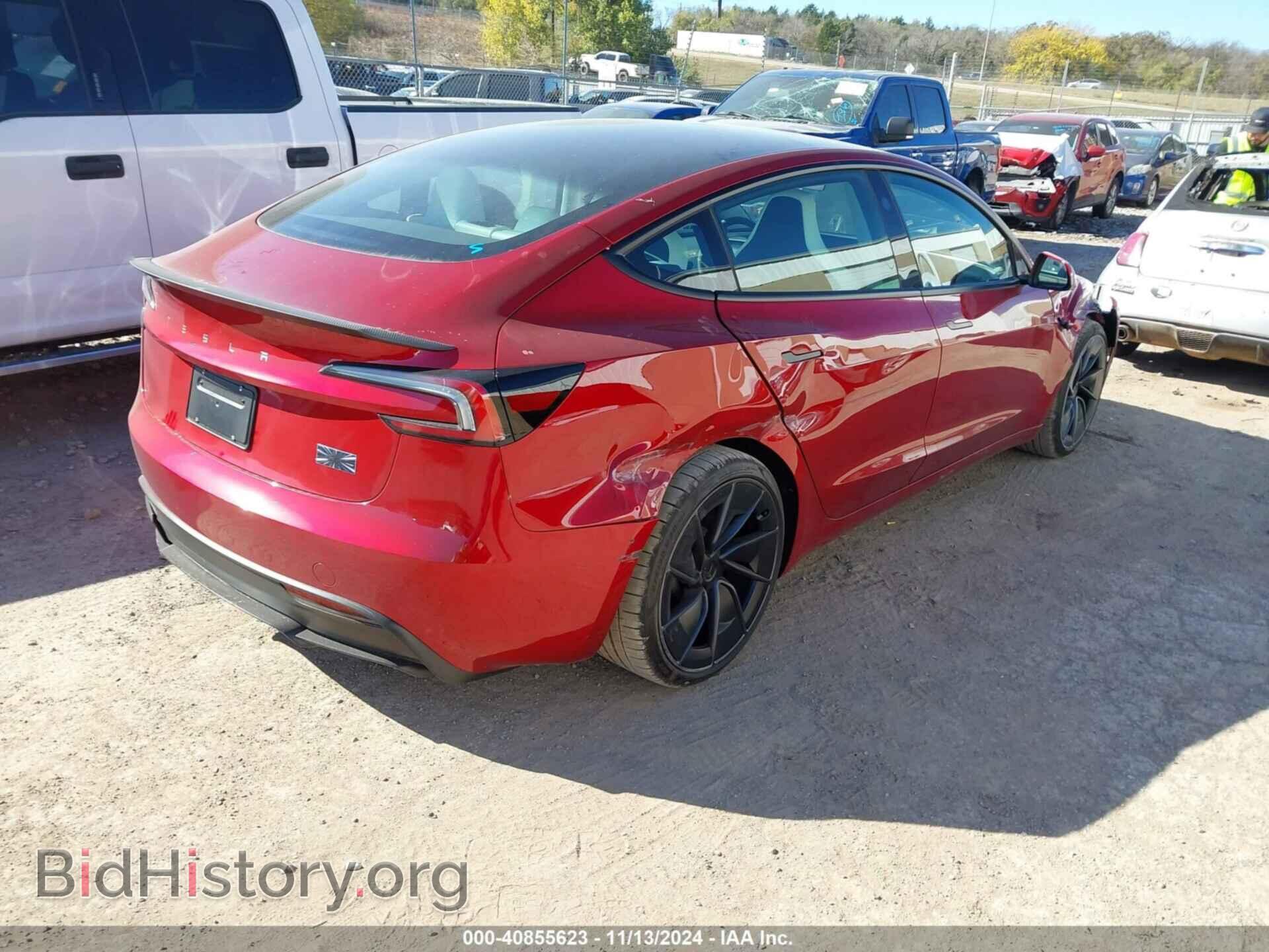 2024 TESLA MODEL 3 - VIN: 5YJ3E1ET8RF865837 - Фото 4