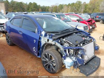 2019 Toyota COROLLA L/LE/XLE/SE/XSE, blue — VIN 2T1BURHE8KC224479, IAAI