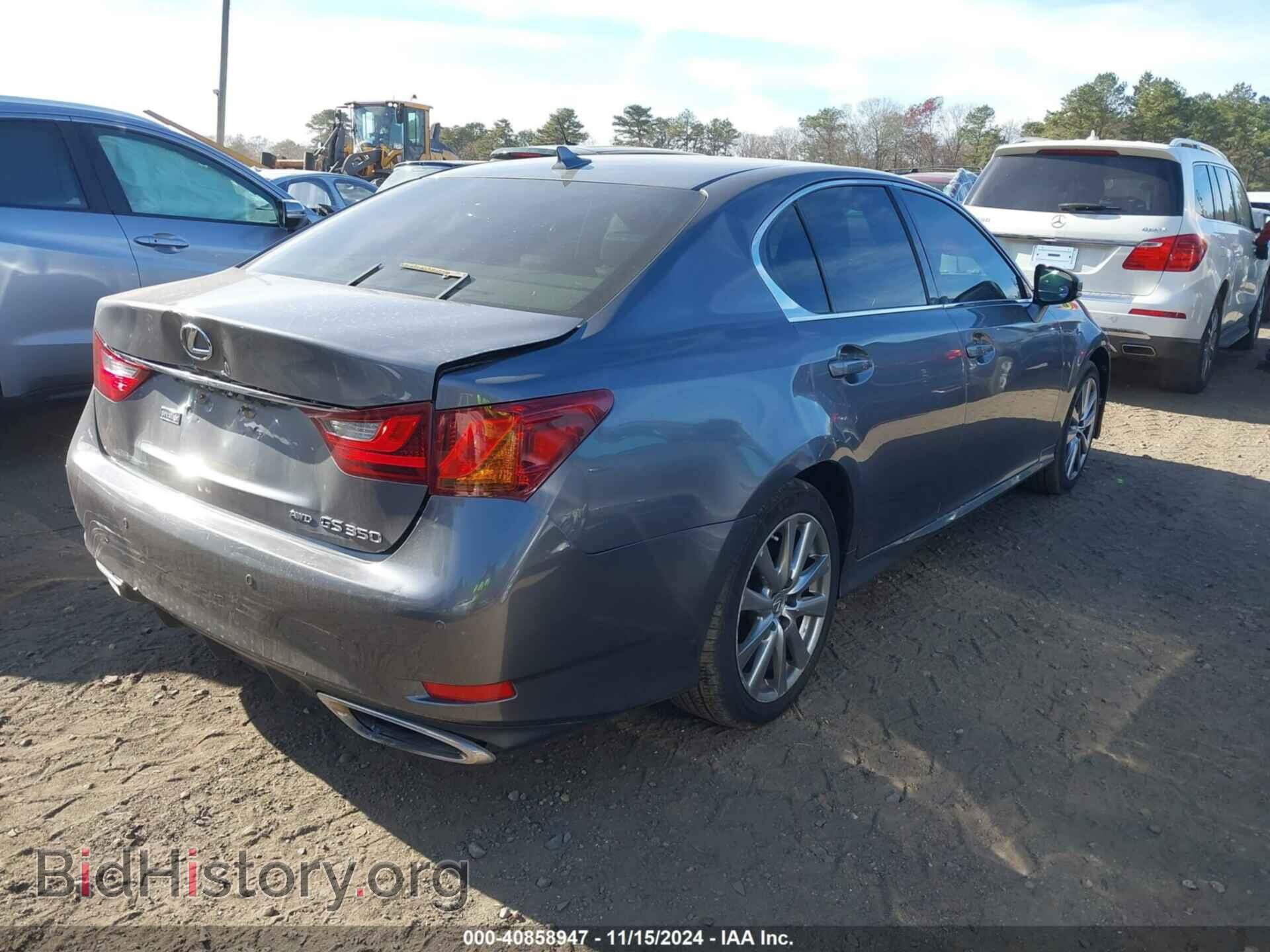 2013 LEXUS GS 350 - VIN: JTHCE1BL2D5004053 - Фото 6