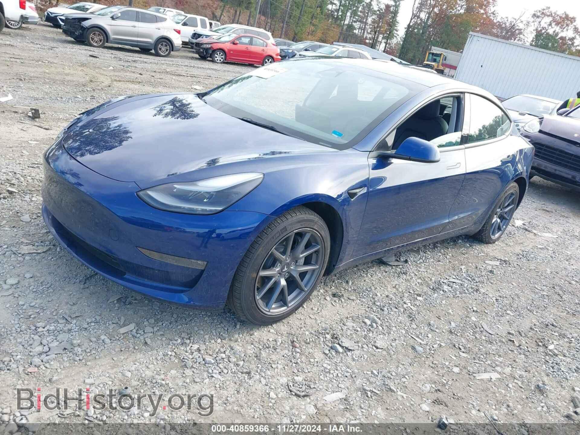 2022 TESLA MODEL 3 - VIN: 5YJ3E1EB4NF197861 - Фото 2